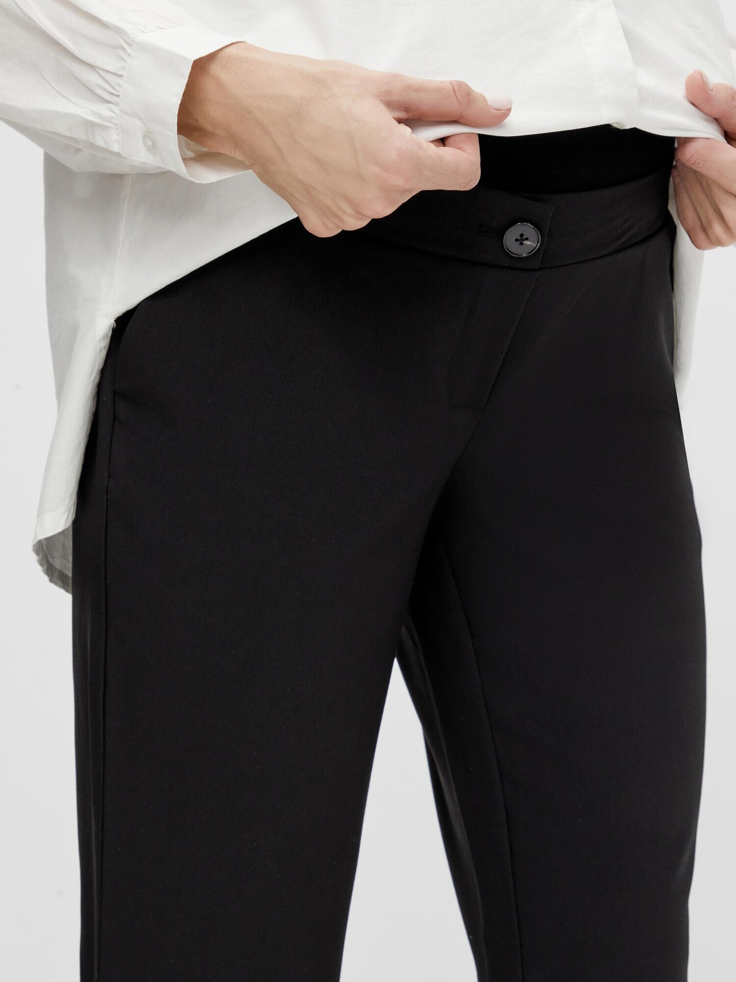 MAMALICIOUS Pantaloni 'Dinah' negru - Pled.ro