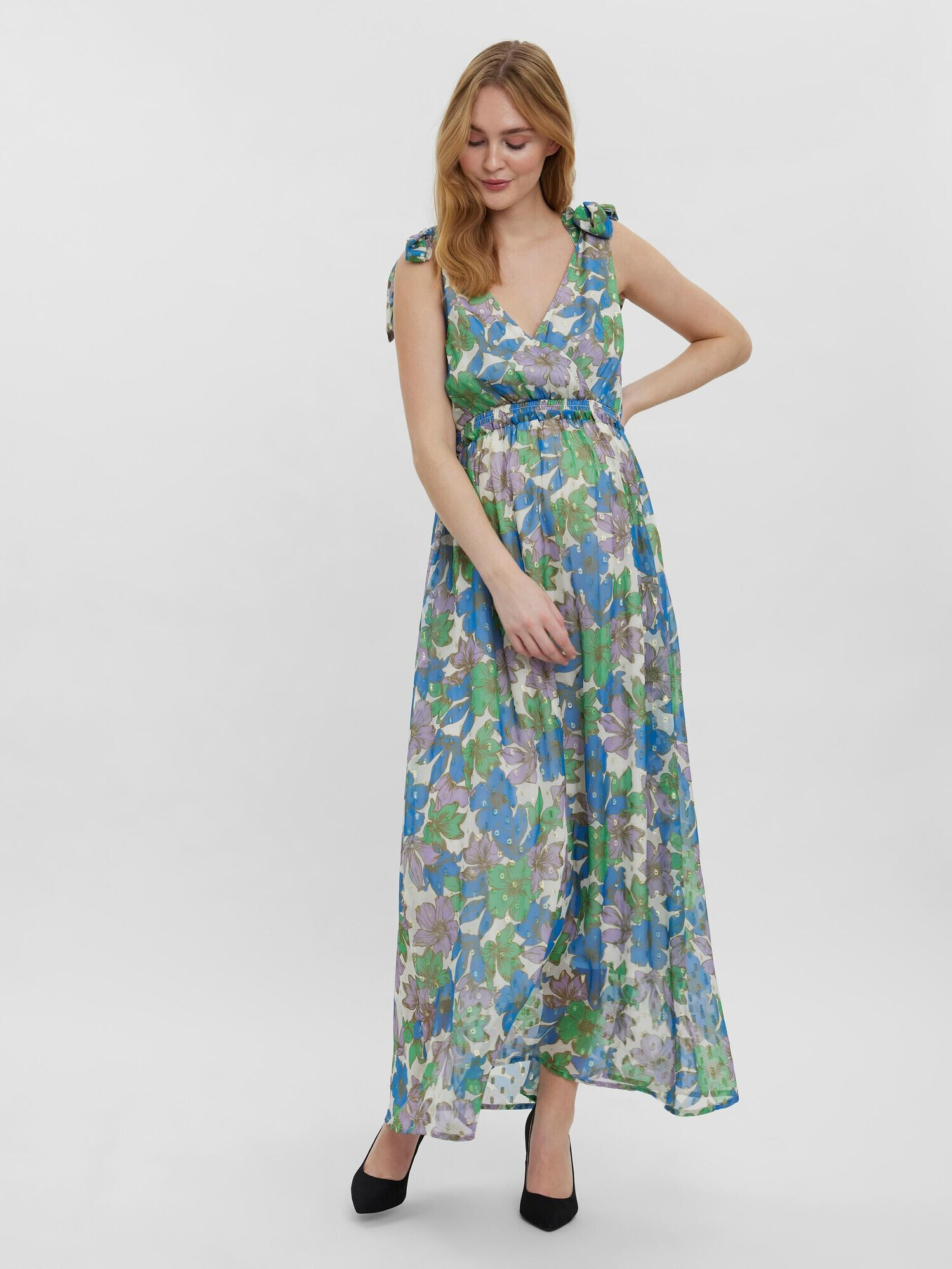 MAMALICIOUS Rochie 'Sydney' albastru / verde / lila / alb - Pled.ro