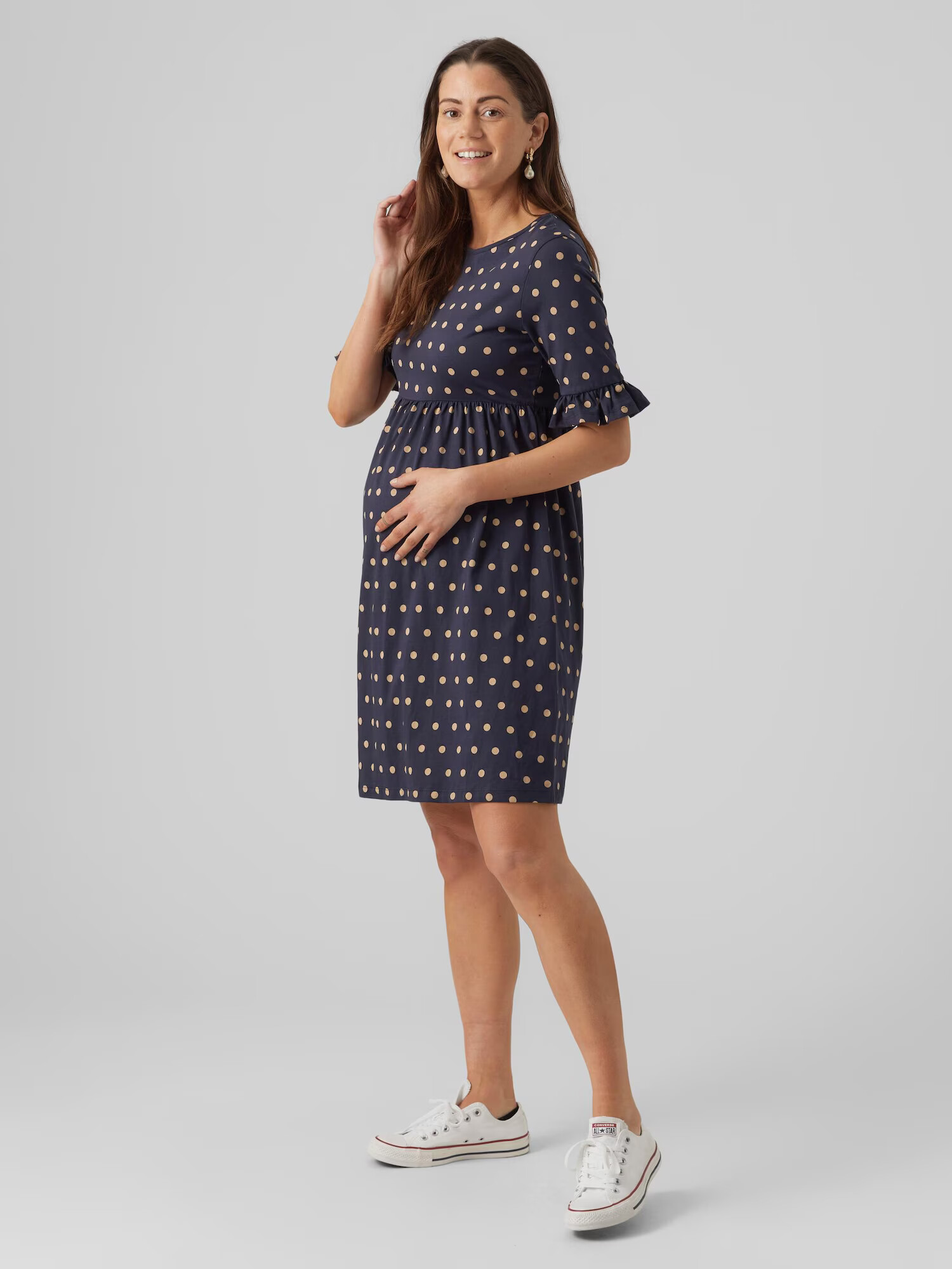 MAMALICIOUS Rochie 'Hazel' bej deschis / albastru noapte - Pled.ro