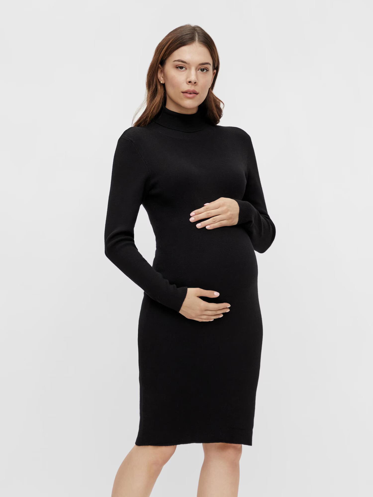 MAMALICIOUS Rochie tricotat 'Jacina' negru - Pled.ro