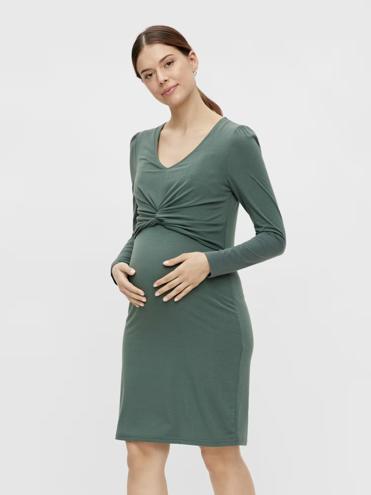 MAMALICIOUS Rochie 'Macy' verde petrol - Pled.ro