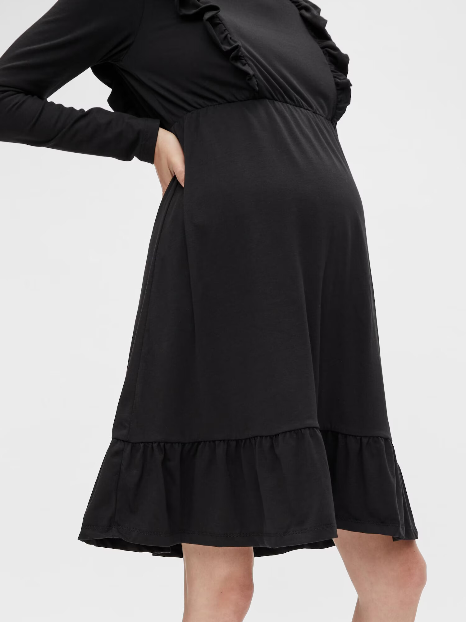 MAMALICIOUS Rochie 'Roberta Mary' negru / alb - Pled.ro