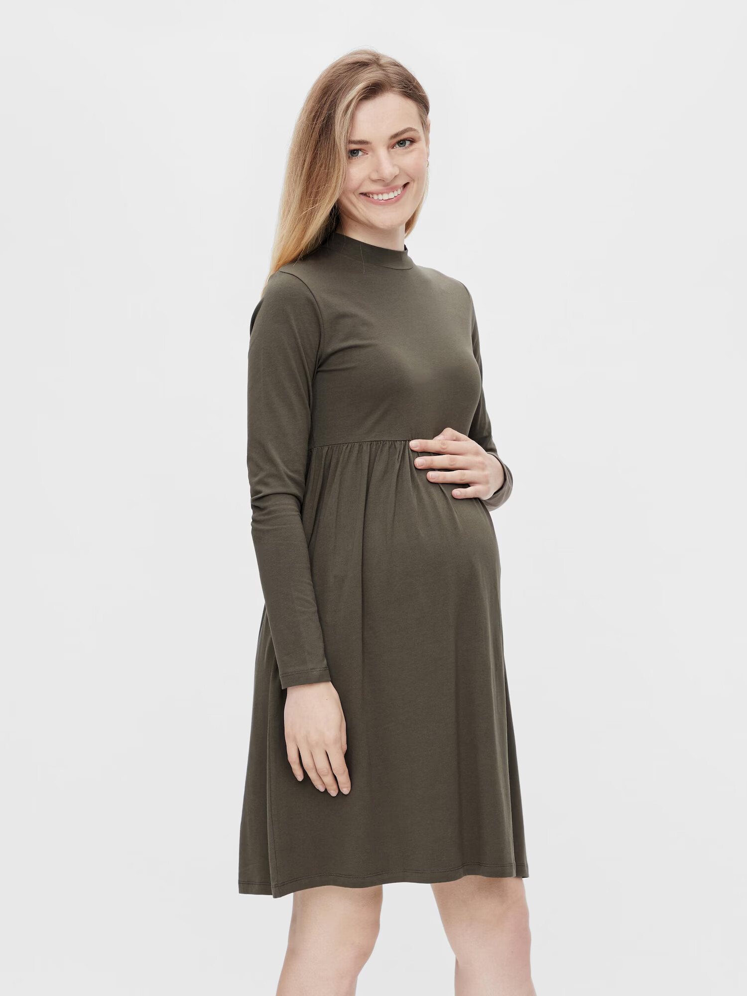 MAMALICIOUS Rochie 'Sia' kaki - Pled.ro