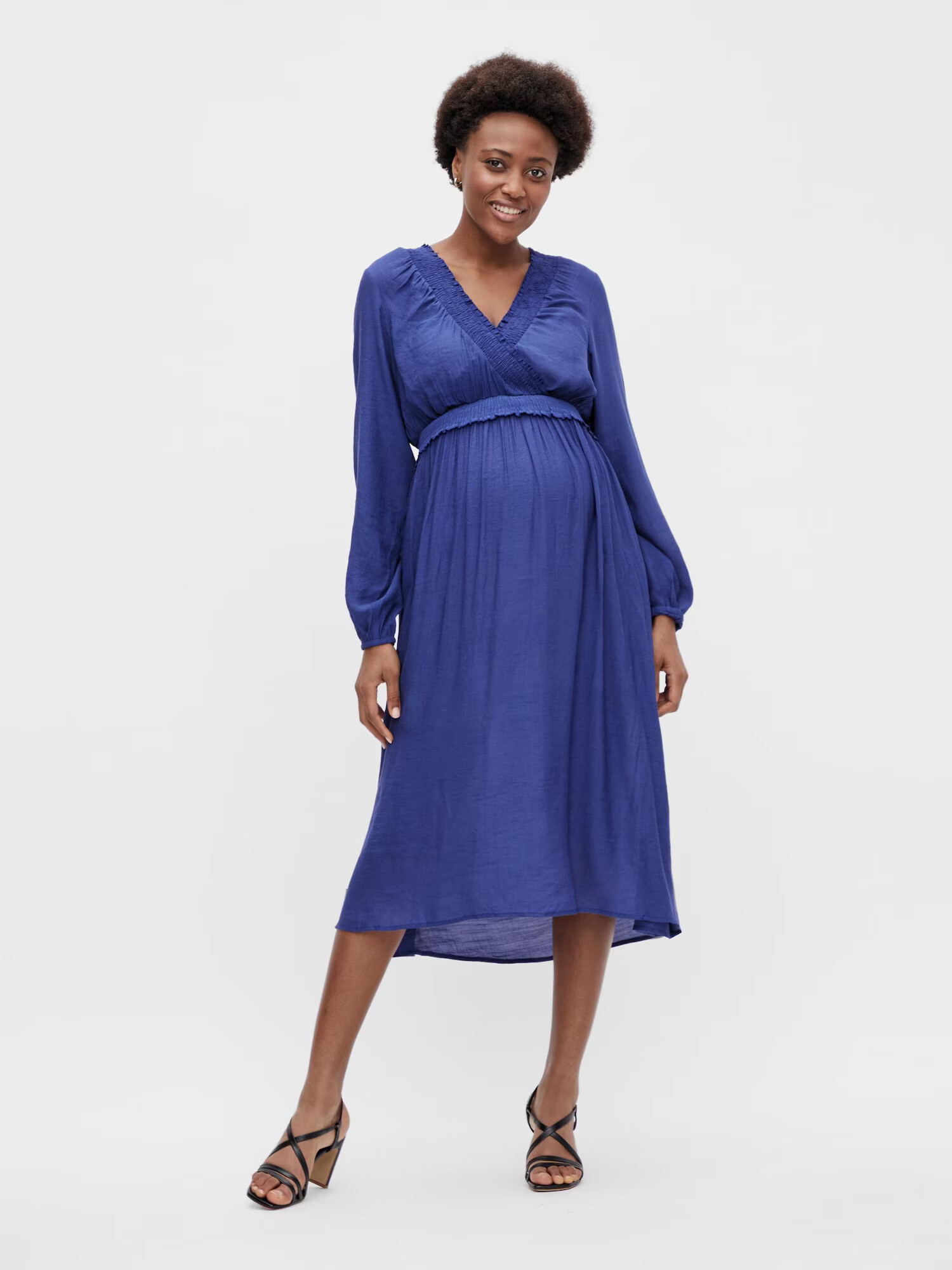 MAMALICIOUS Rochie 'Tess' albastru cobalt - Pled.ro