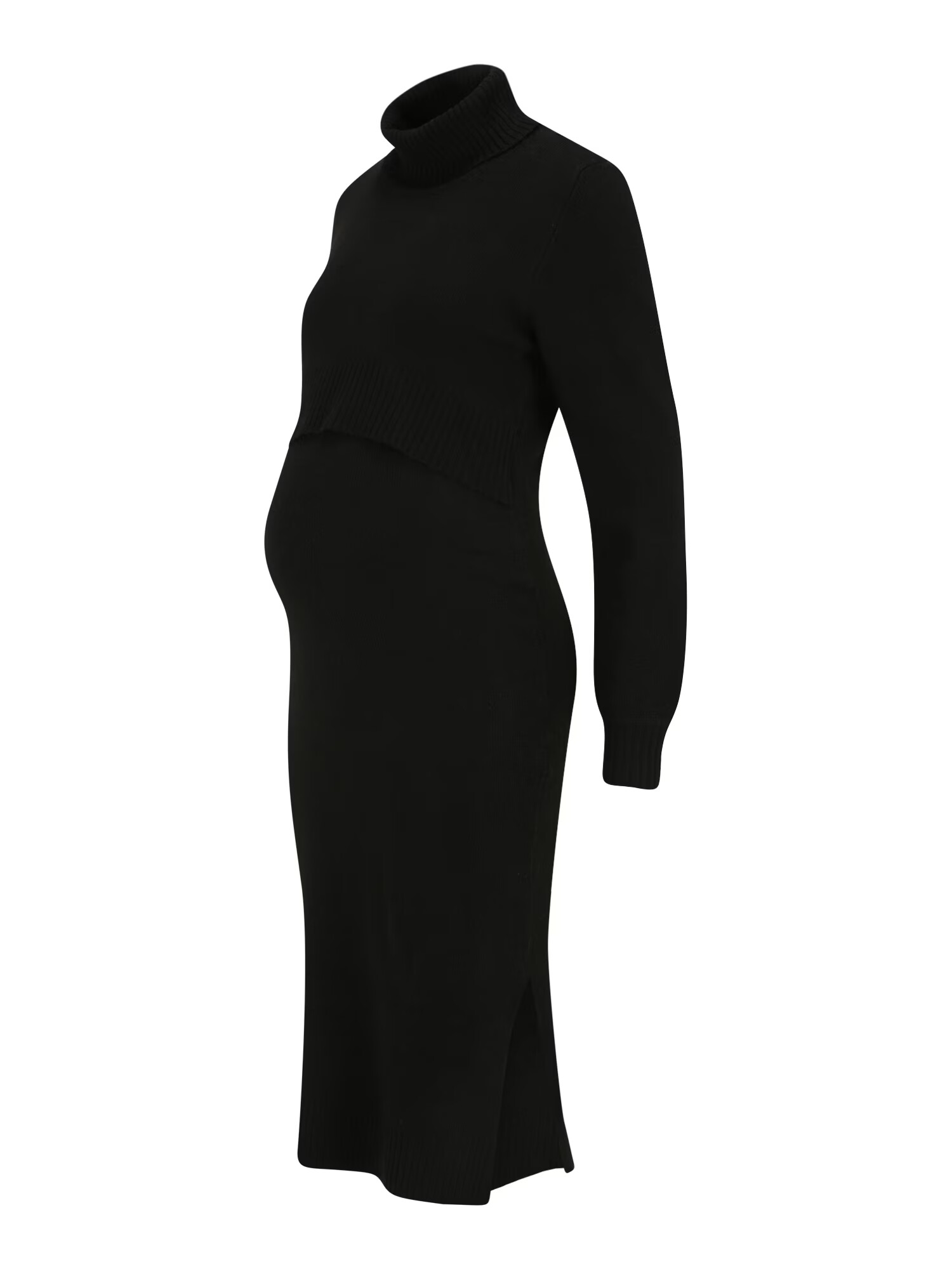 MAMALICIOUS Rochie tricotat 'Sunvik June' negru - Pled.ro