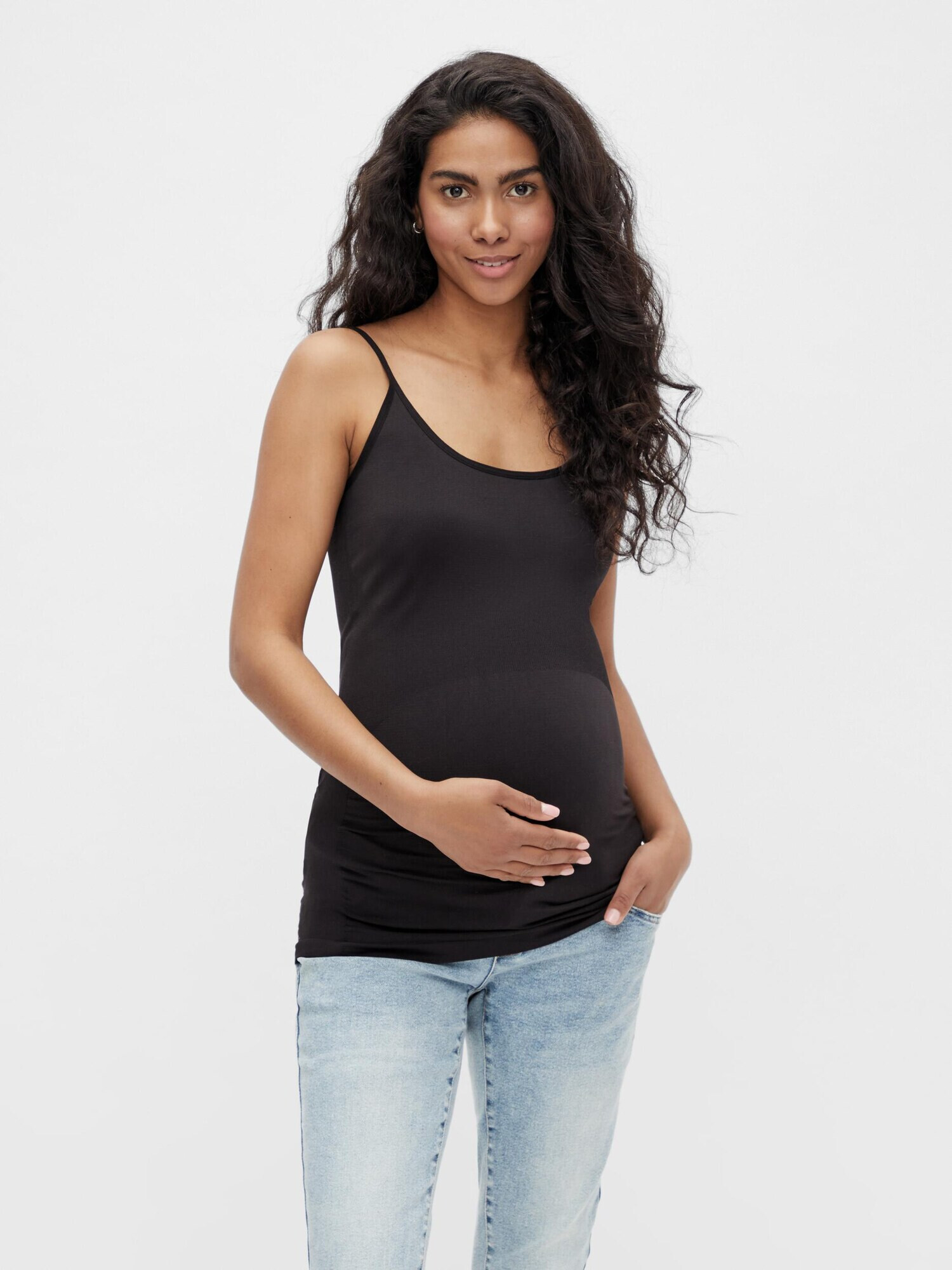 MAMALICIOUS Top 'Heal' negru / alb - Pled.ro