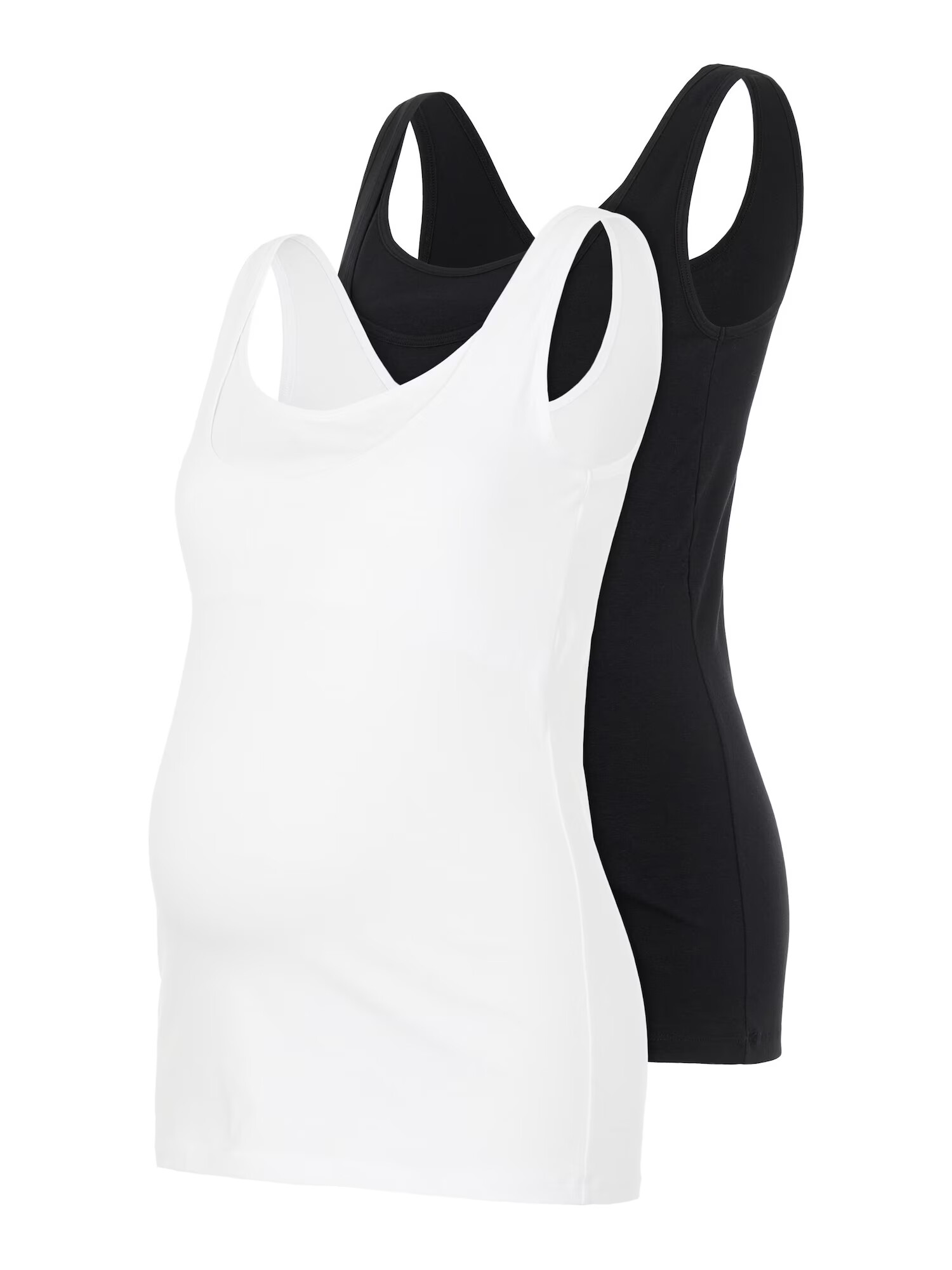 MAMALICIOUS Top 'Kerrie Nell' negru / alb - Pled.ro