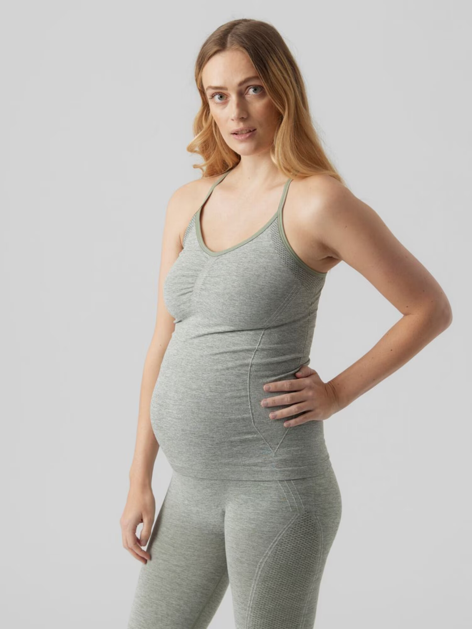 MAMALICIOUS Top 'Vada' oliv - Pled.ro