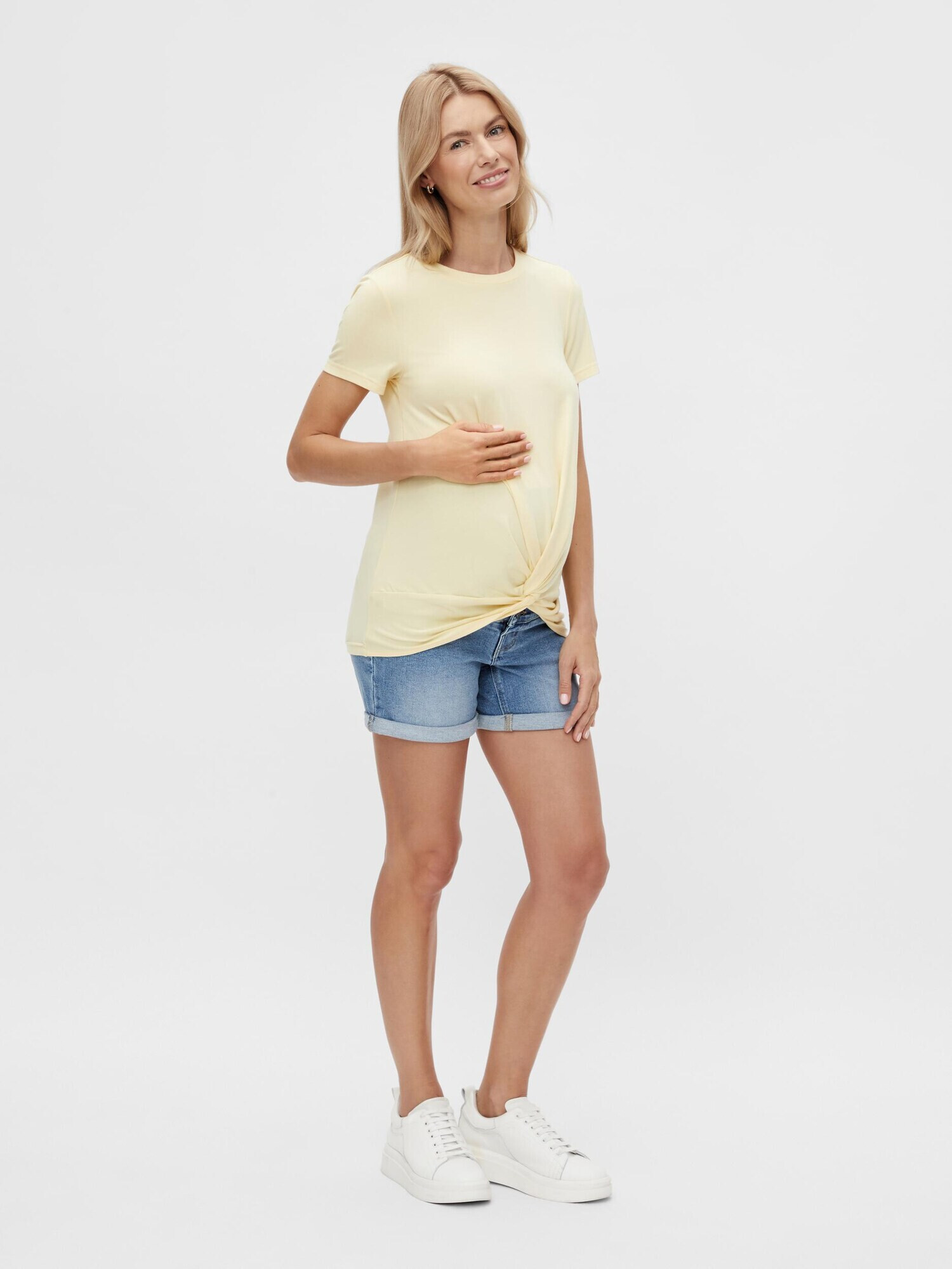 MAMALICIOUS Tricou 'Macy' galben deschis - Pled.ro