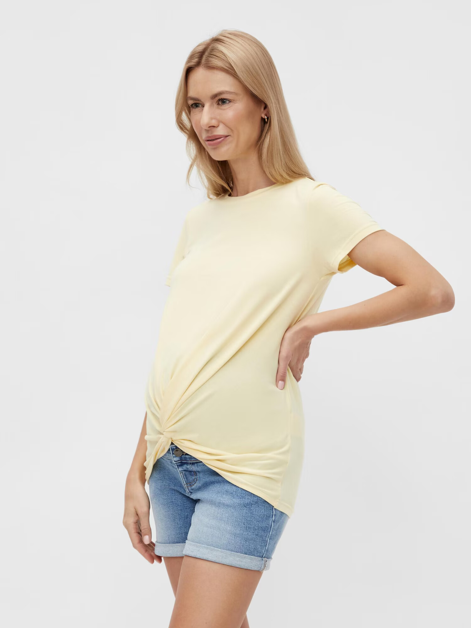 MAMALICIOUS Tricou 'Macy' galben deschis - Pled.ro