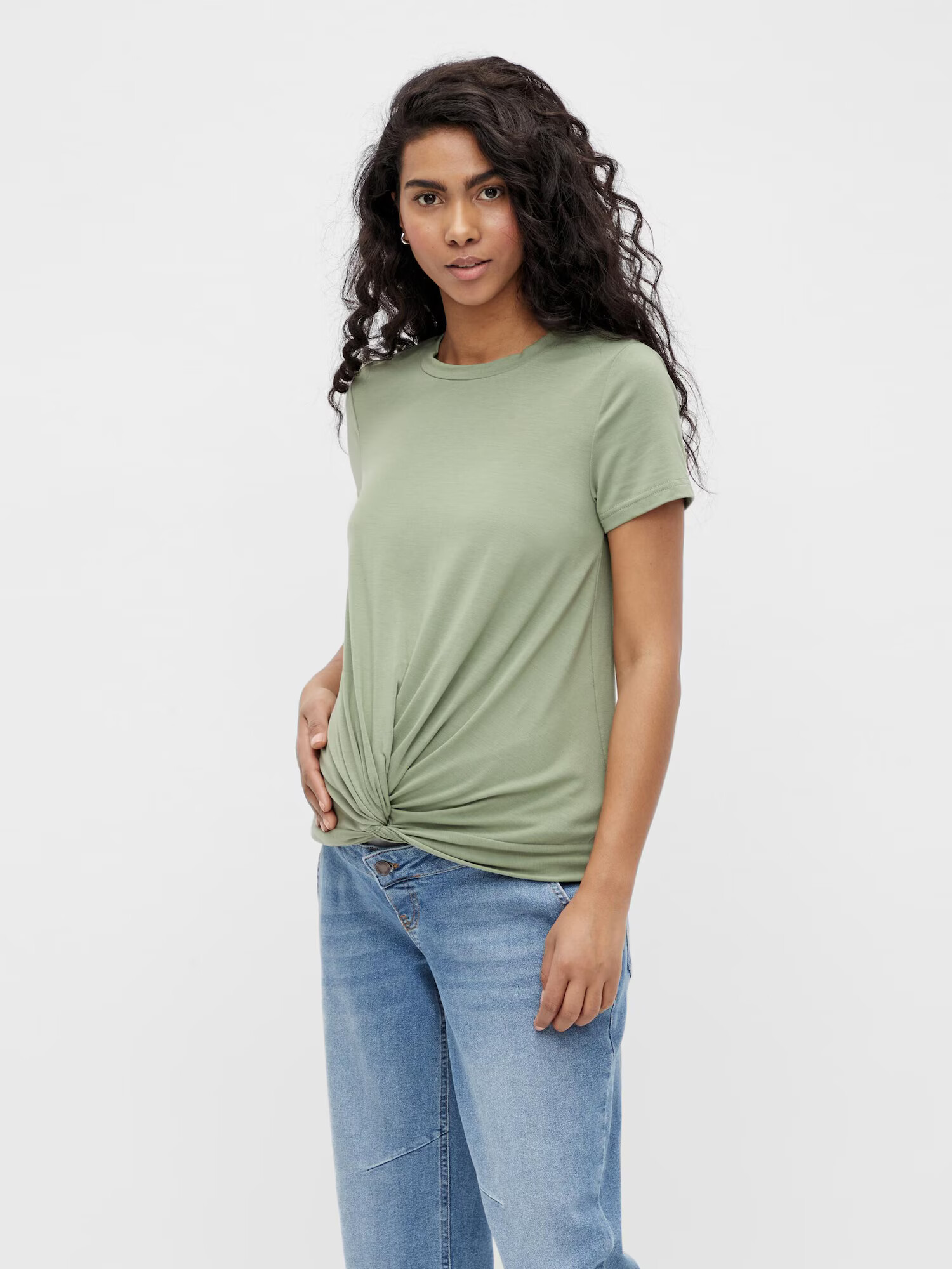 MAMALICIOUS Tricou 'Macy' verde măr - Pled.ro