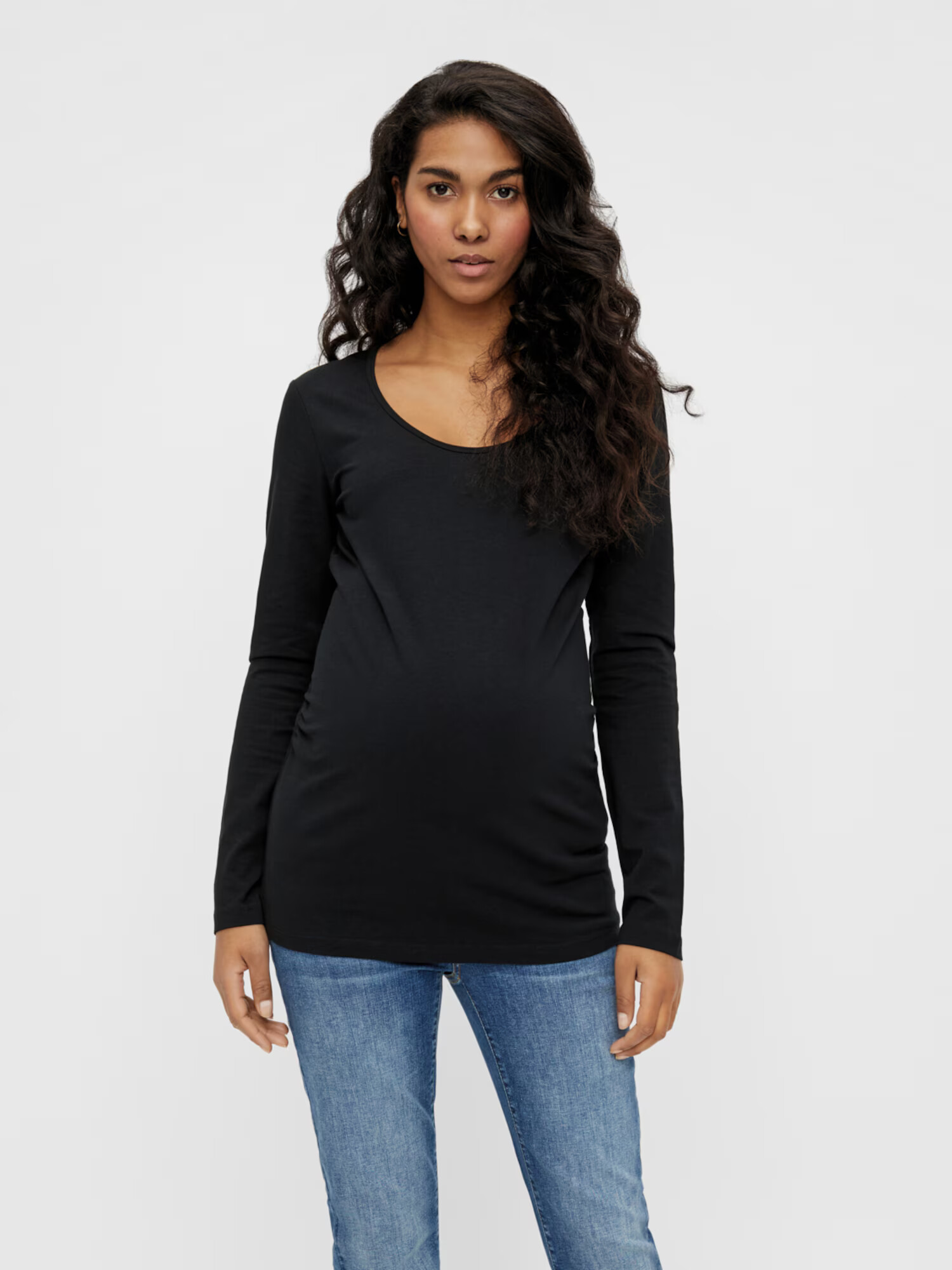 MAMALICIOUS Tricou negru / alb - Pled.ro