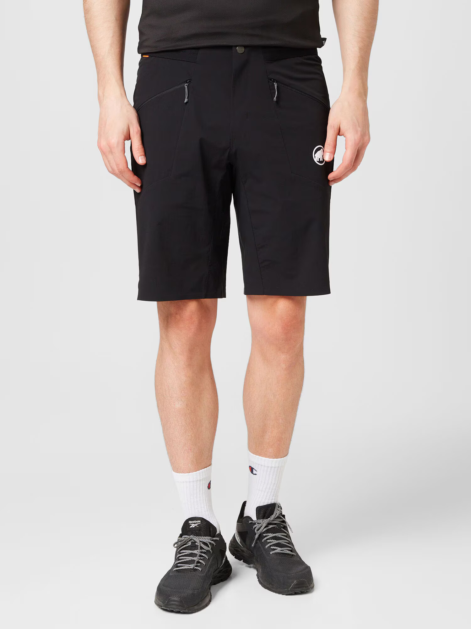 MAMMUT Pantaloni sport 'Aenergy' negru / alb - Pled.ro