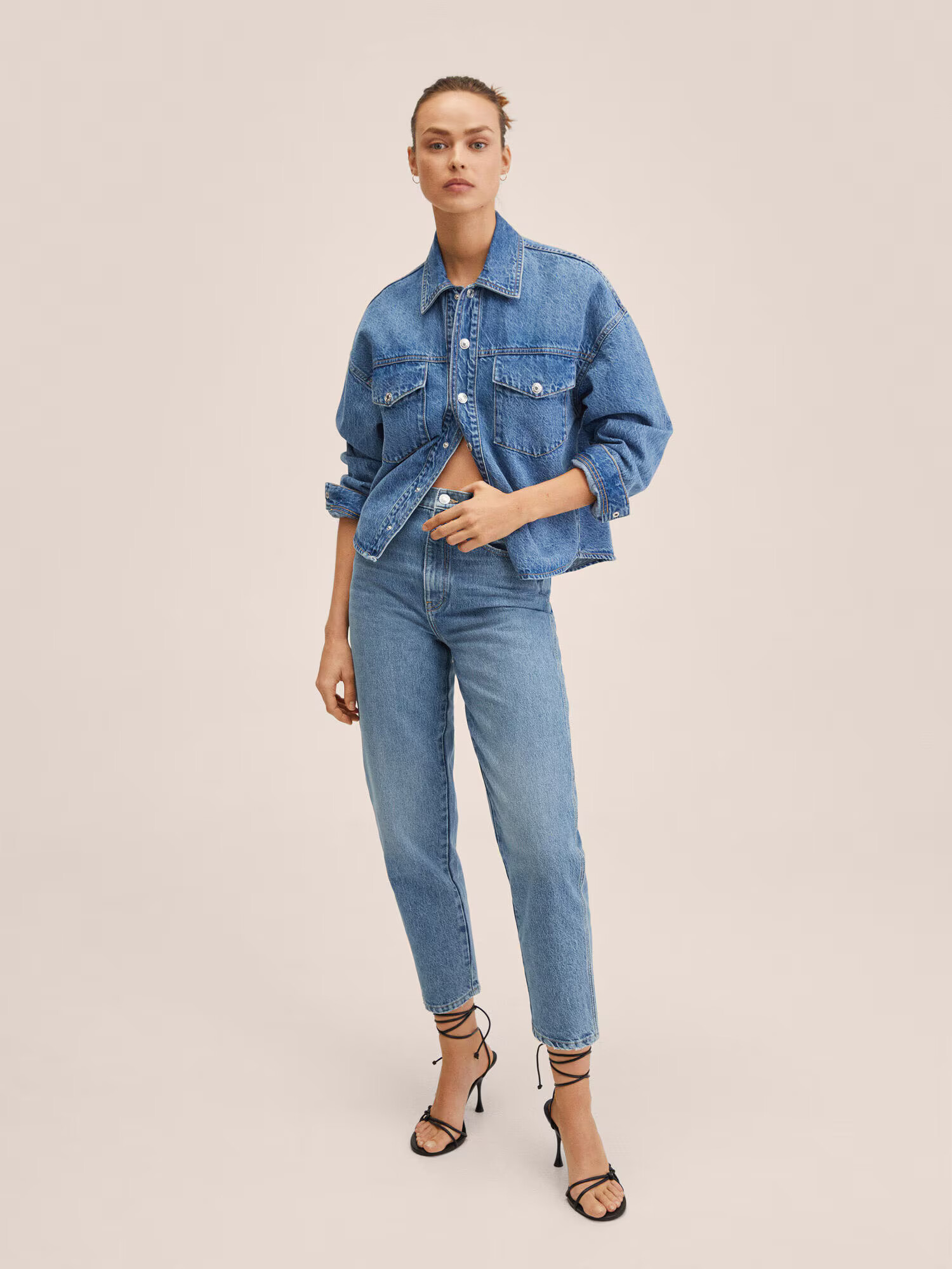 MANGO Jeans 'Aimee' albastru denim - Pled.ro