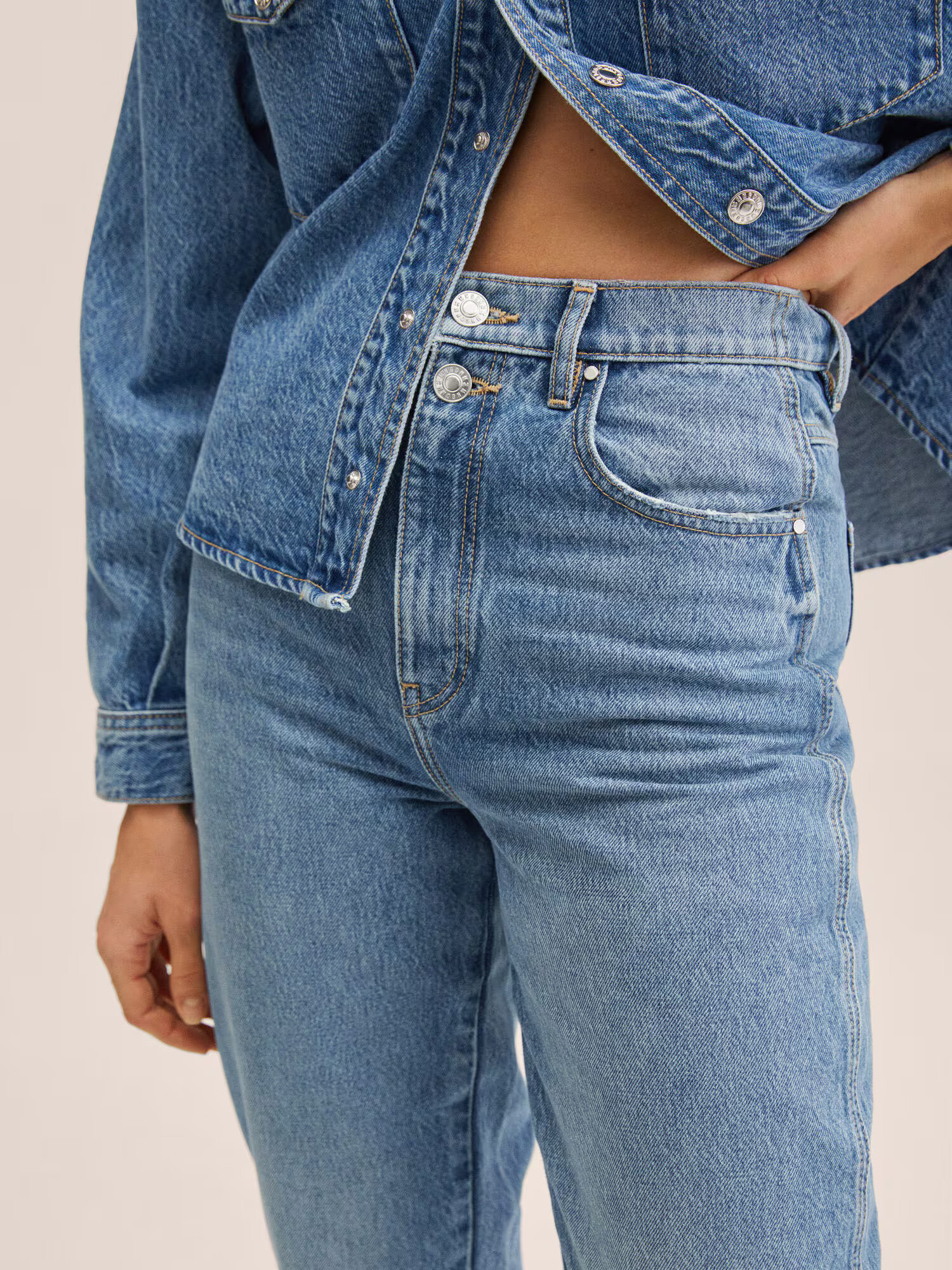 MANGO Jeans 'Aimee' albastru denim - Pled.ro