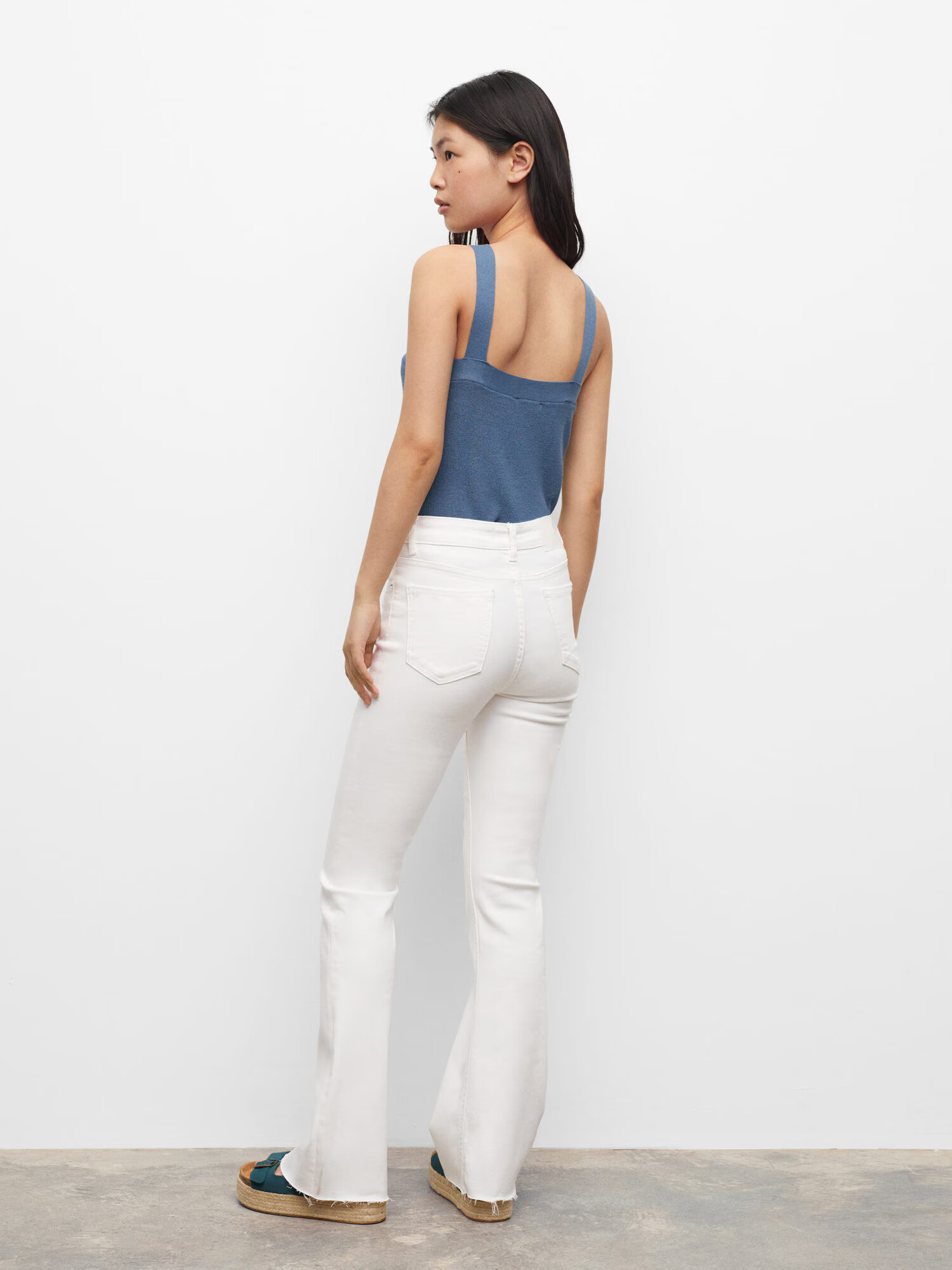 MANGO Jeans alb - Pled.ro