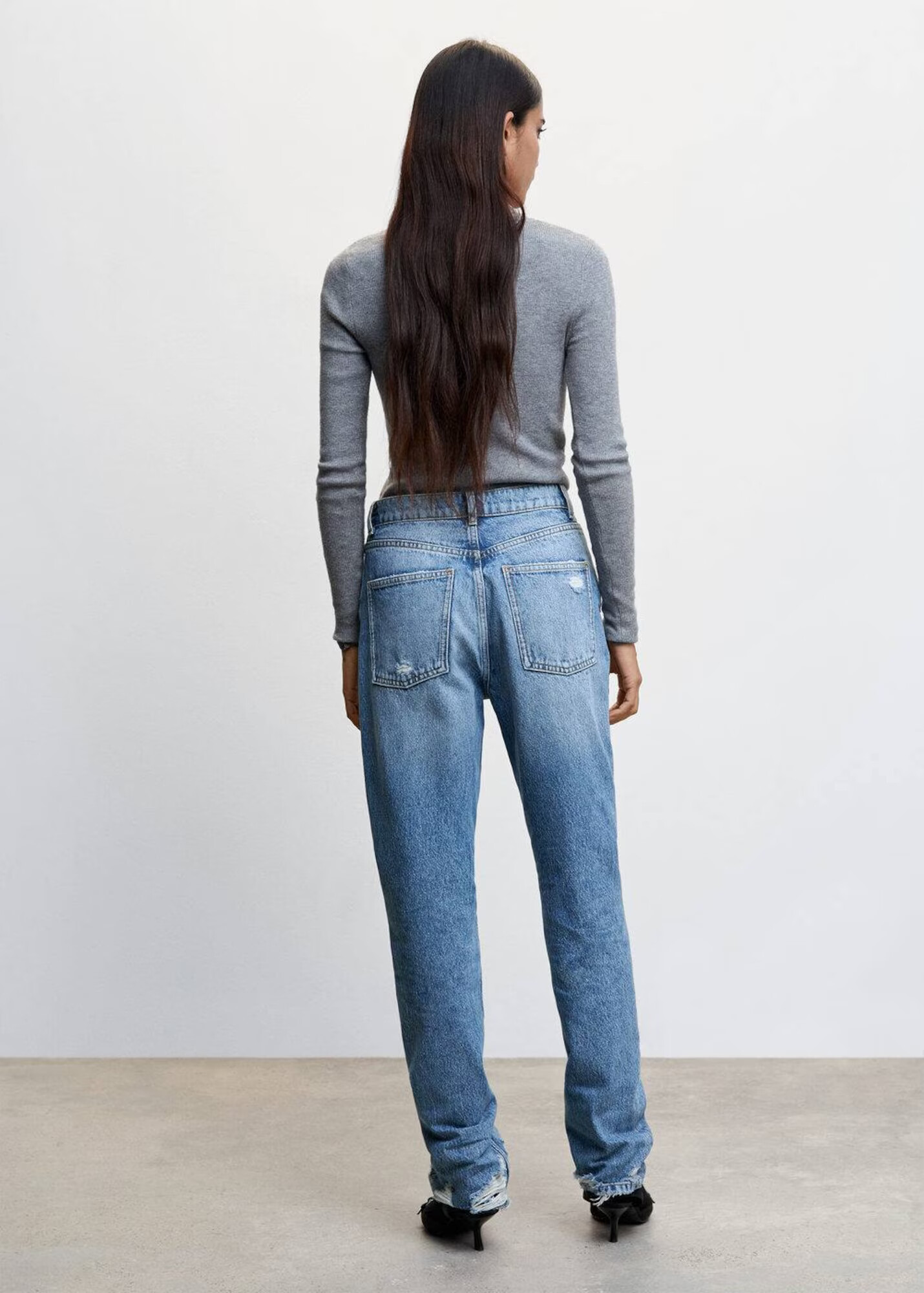 MANGO Jeans albastru - Pled.ro