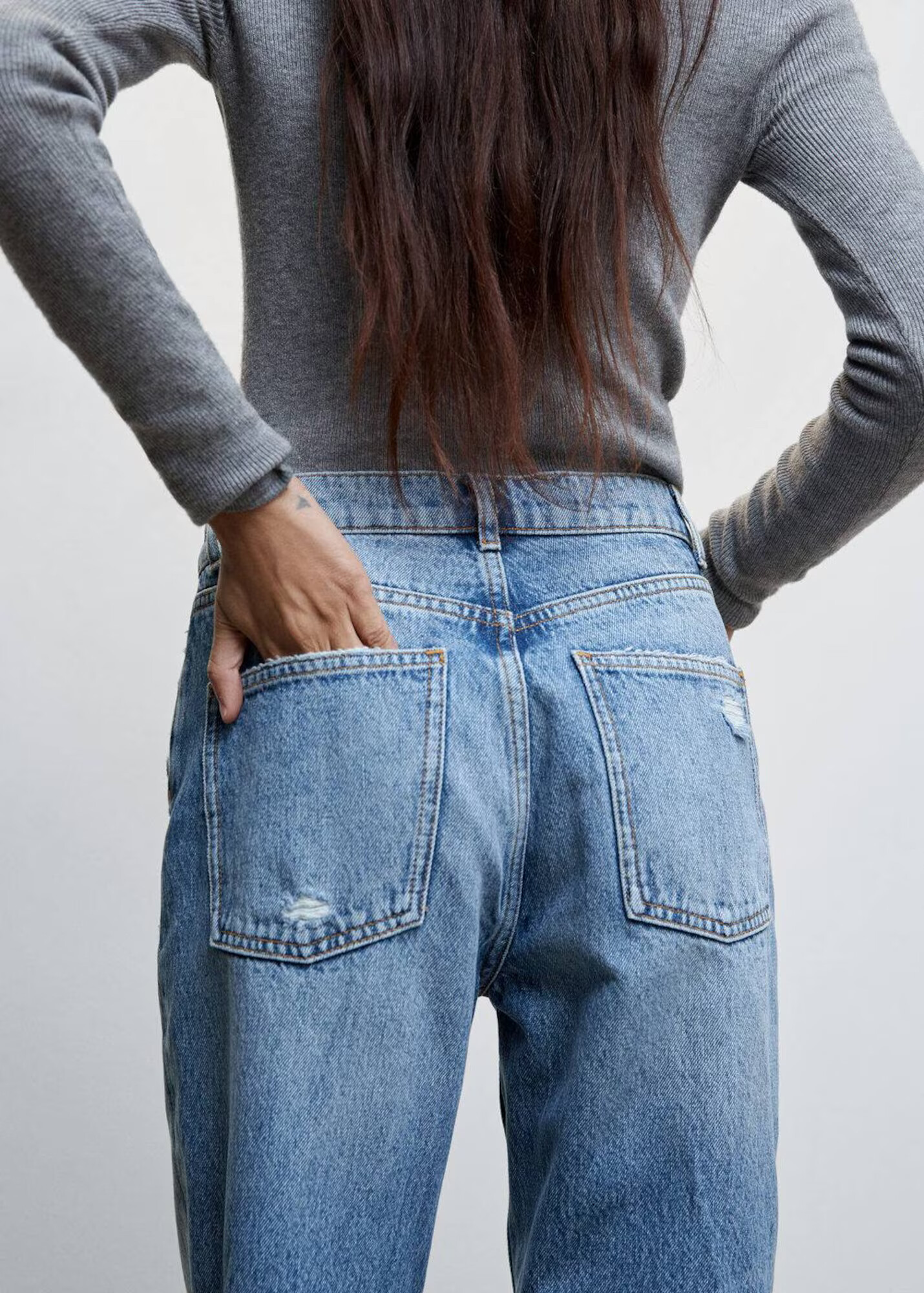 MANGO Jeans albastru - Pled.ro