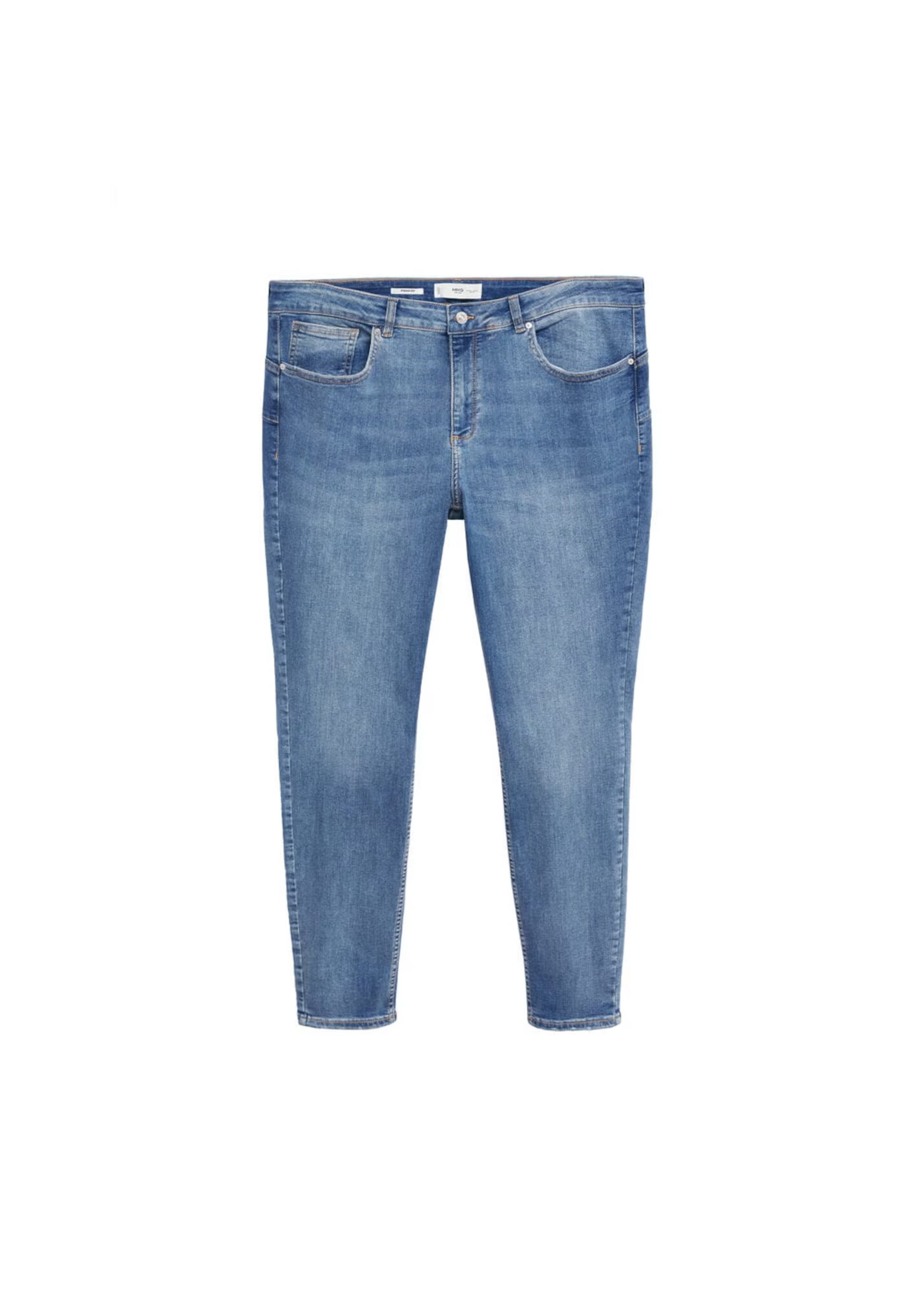 MANGO Jeans albastru cobalt - Pled.ro