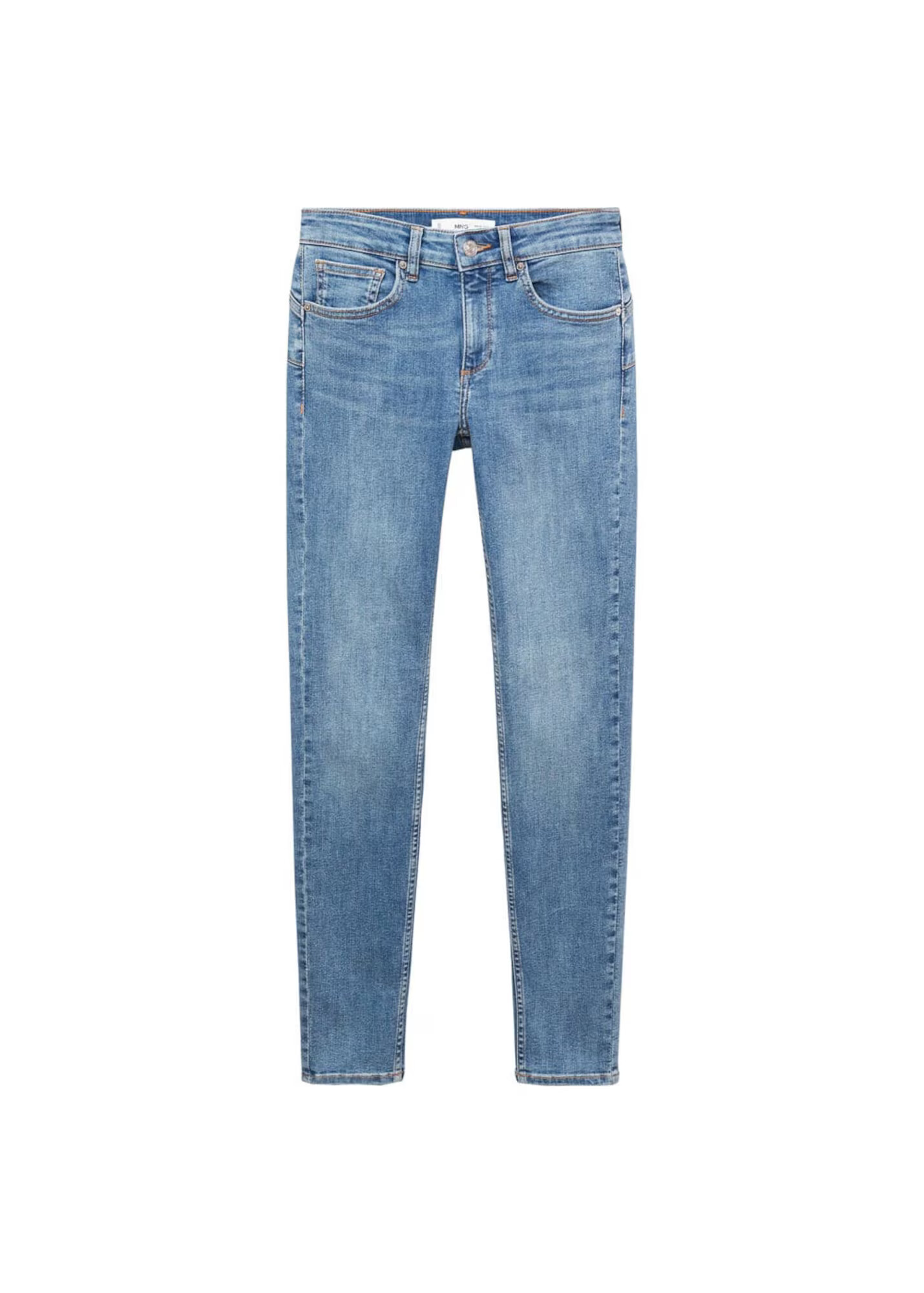 MANGO Jeans albastru cobalt - Pled.ro