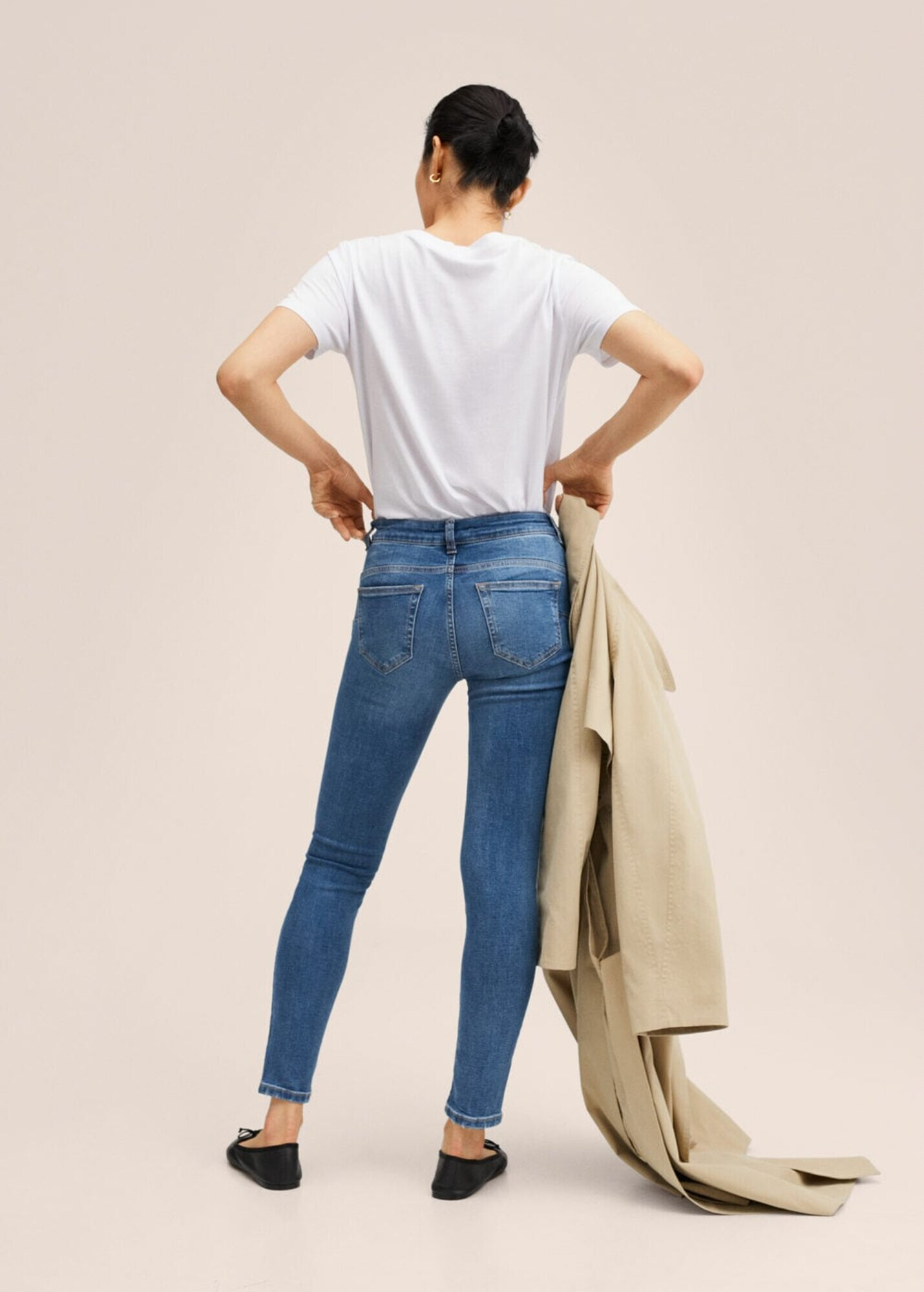 MANGO Jeans 'Pushup' albastru denim - Pled.ro