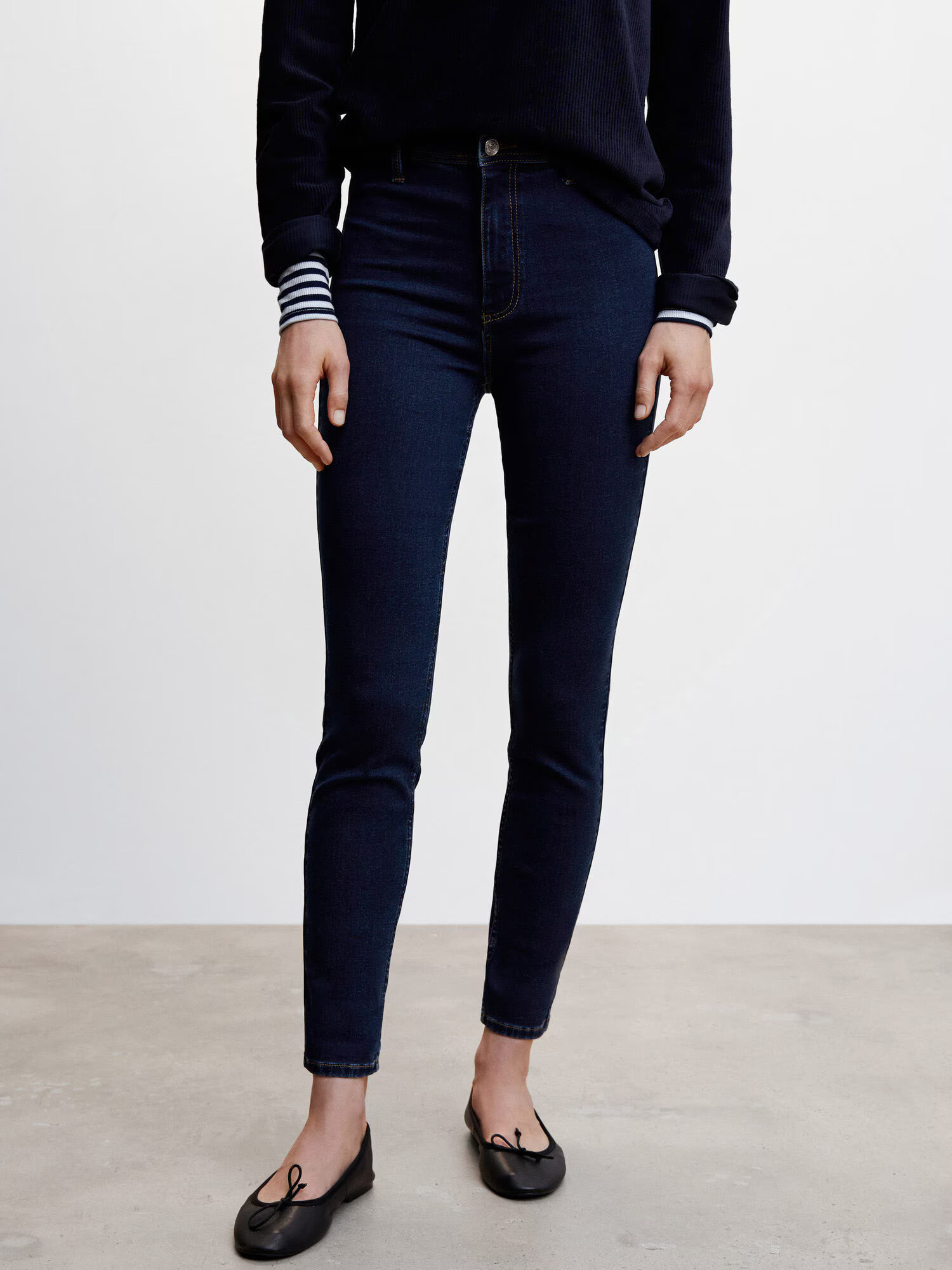 MANGO Jeans albastru denim - Pled.ro