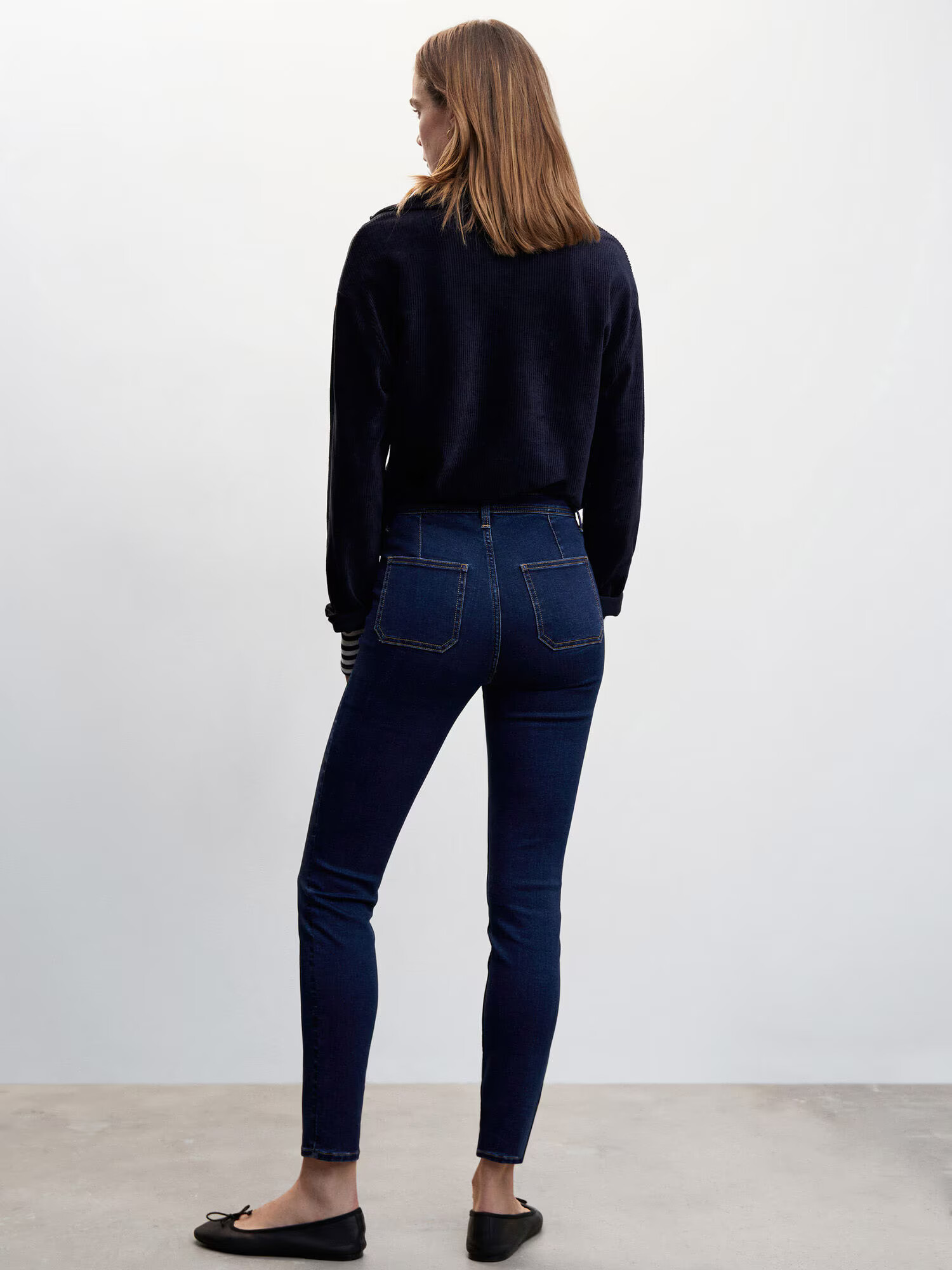 MANGO Jeans albastru denim - Pled.ro