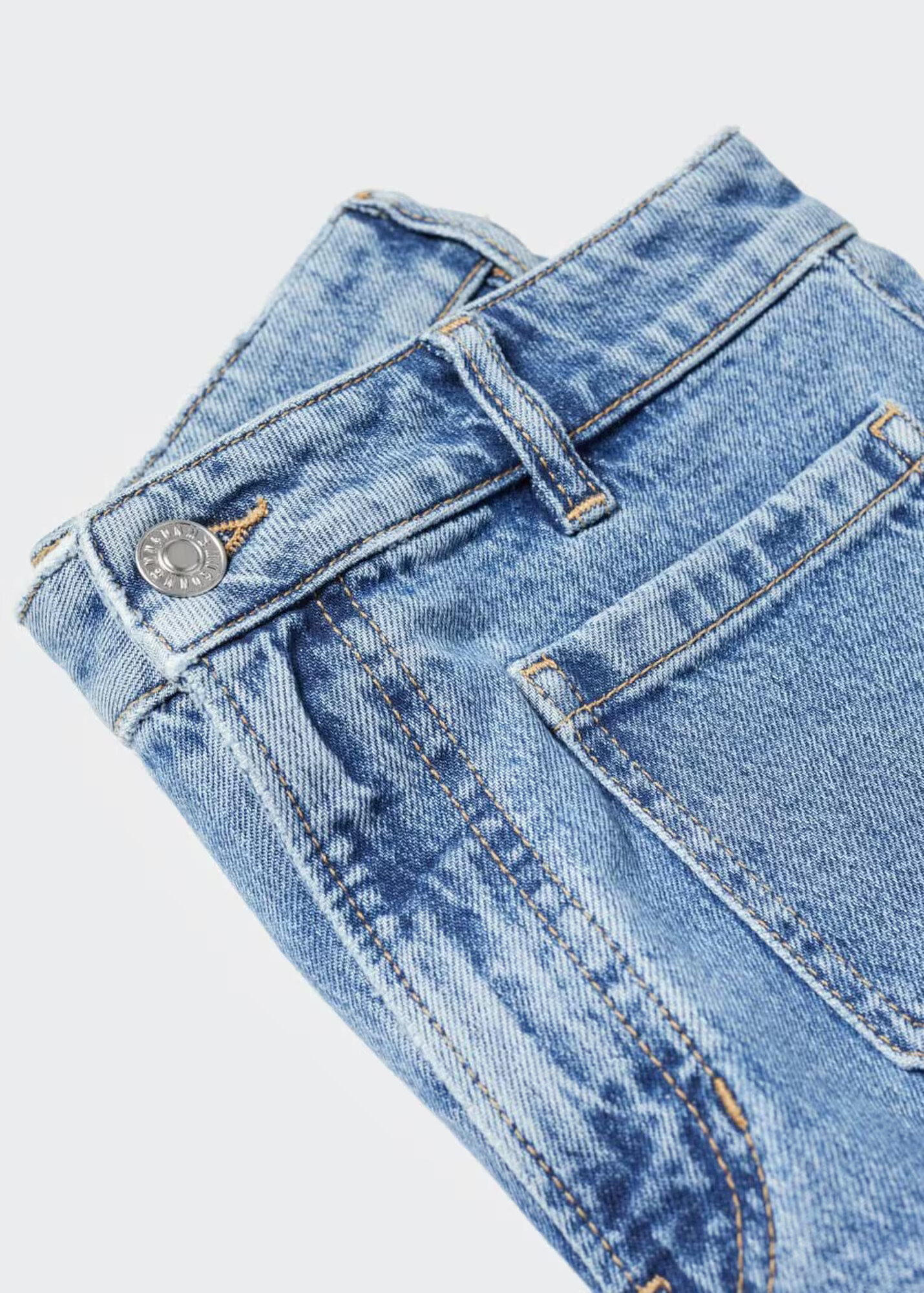 MANGO Jeans albastru denim - Pled.ro