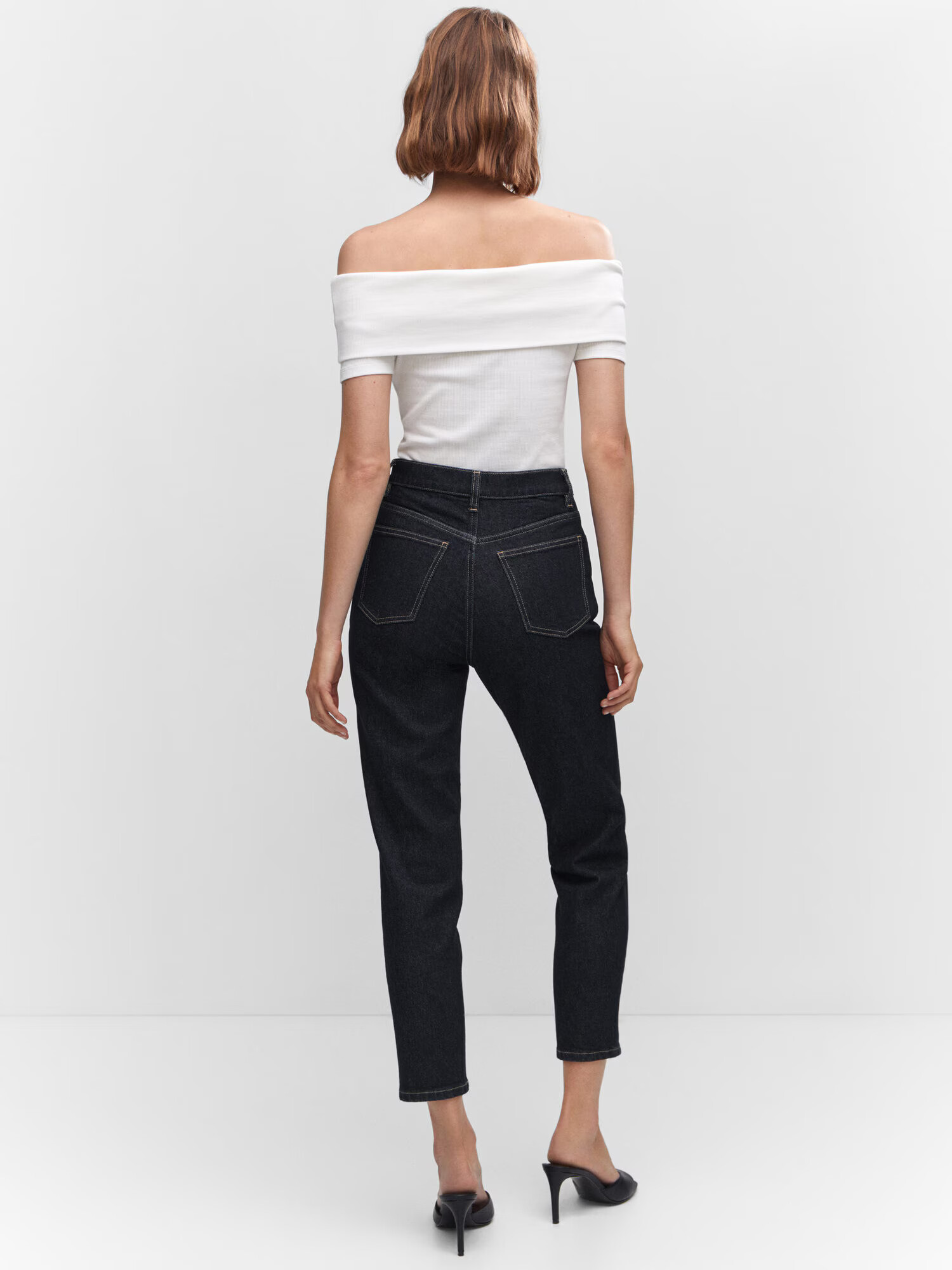 MANGO Jeans albastru denim - Pled.ro