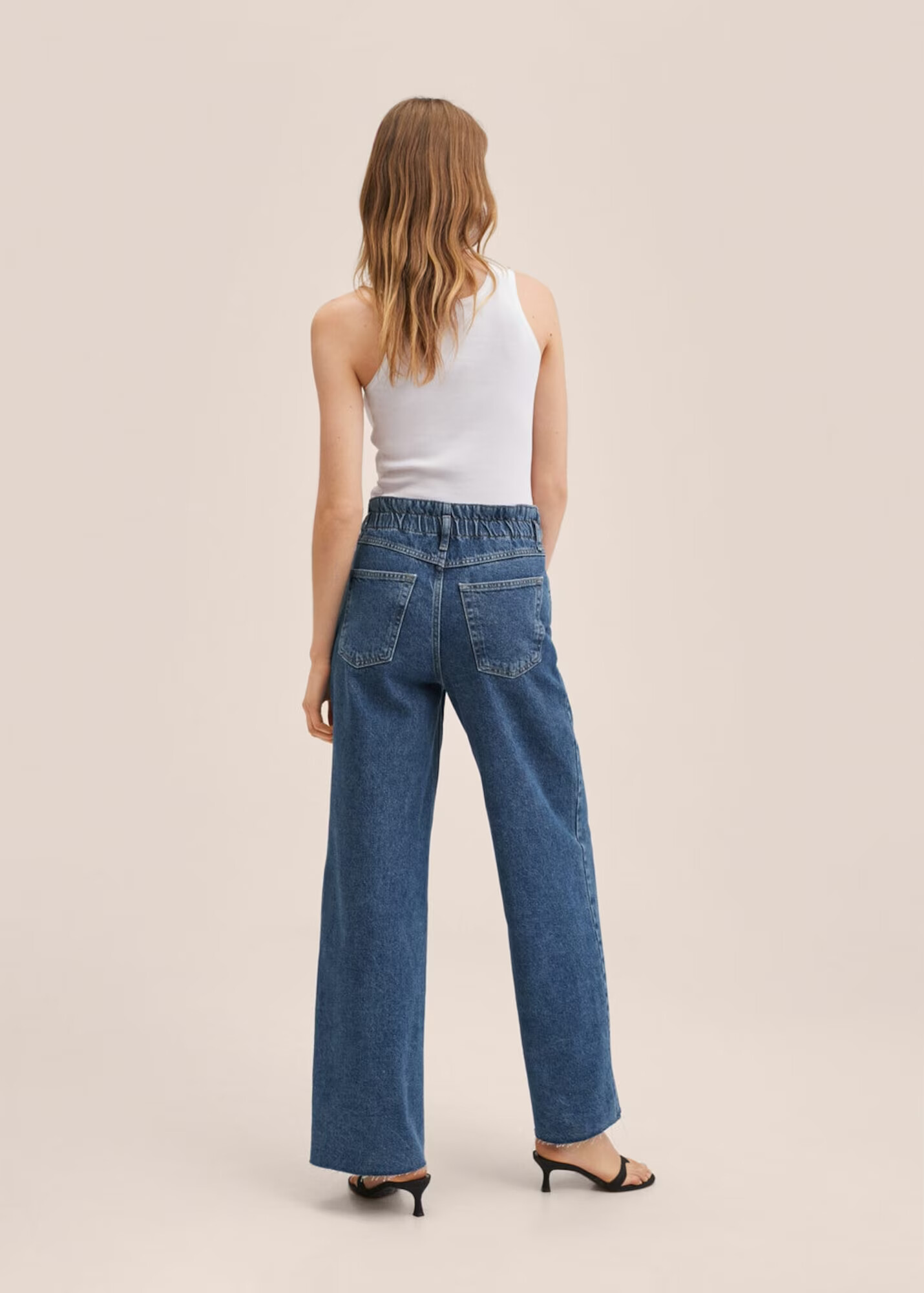 MANGO Jeans albastru denim - Pled.ro