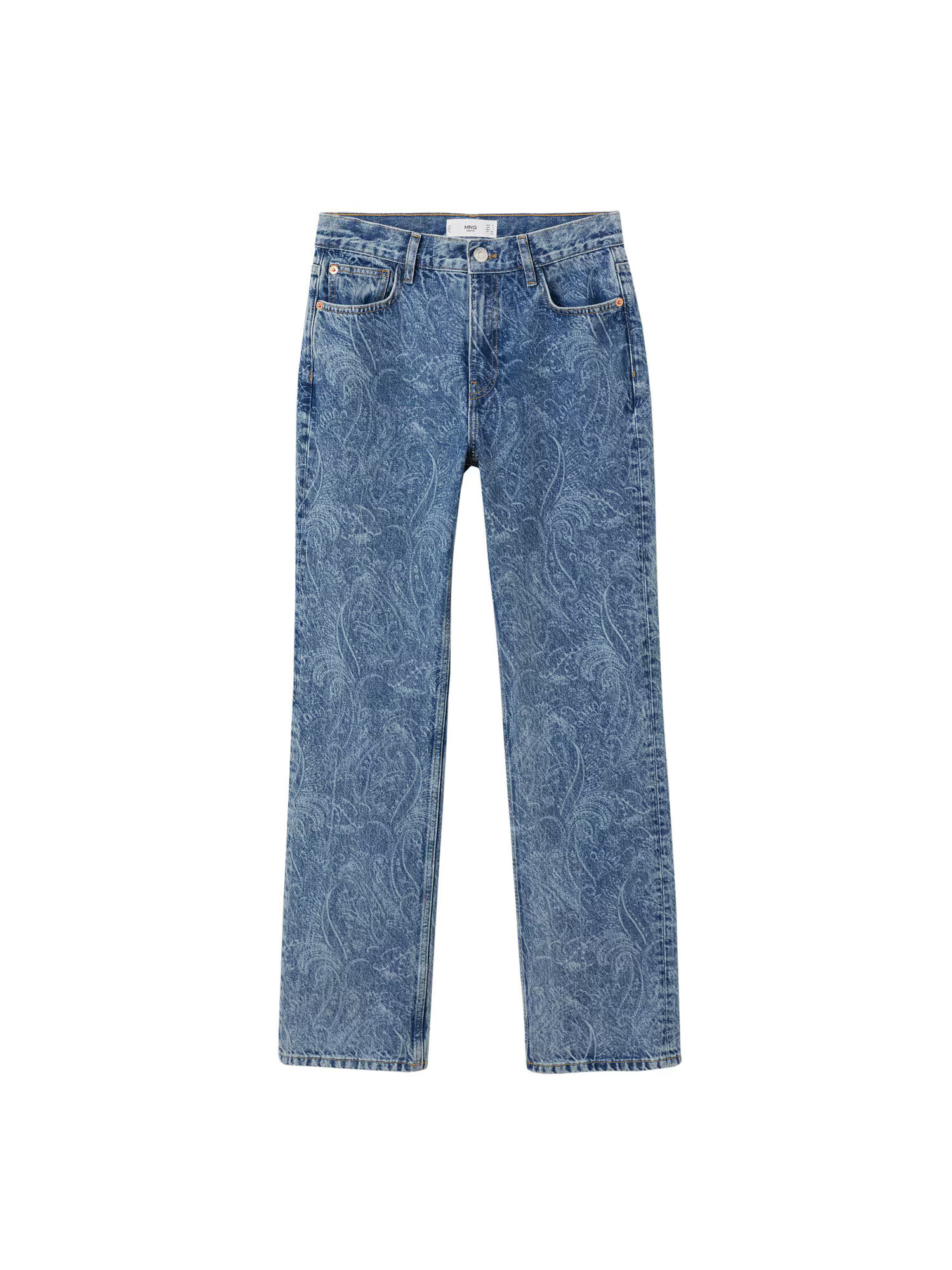 MANGO Jeans albastru denim - Pled.ro