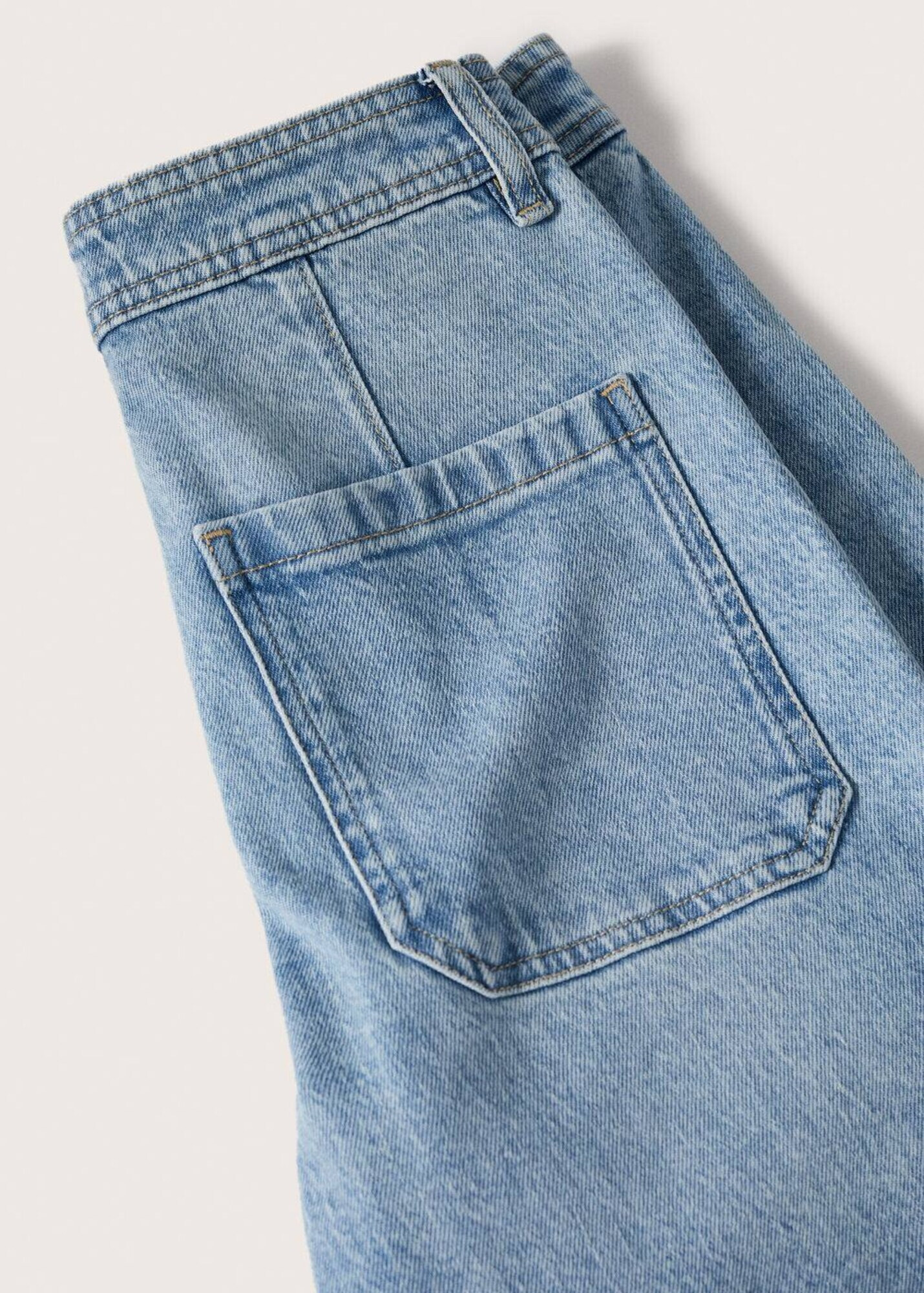 MANGO Jeans albastru denim - Pled.ro