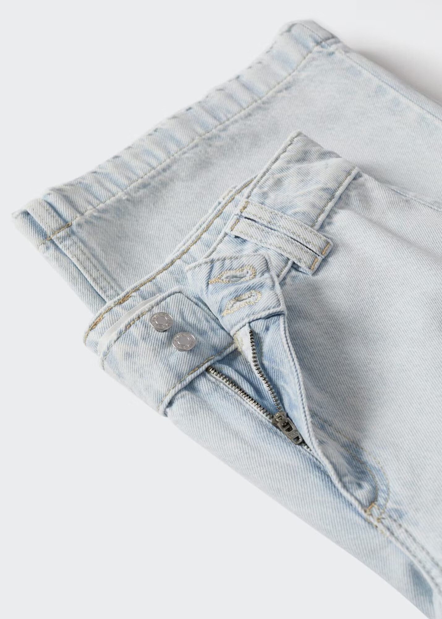 MANGO Jeans albastru deschis - Pled.ro