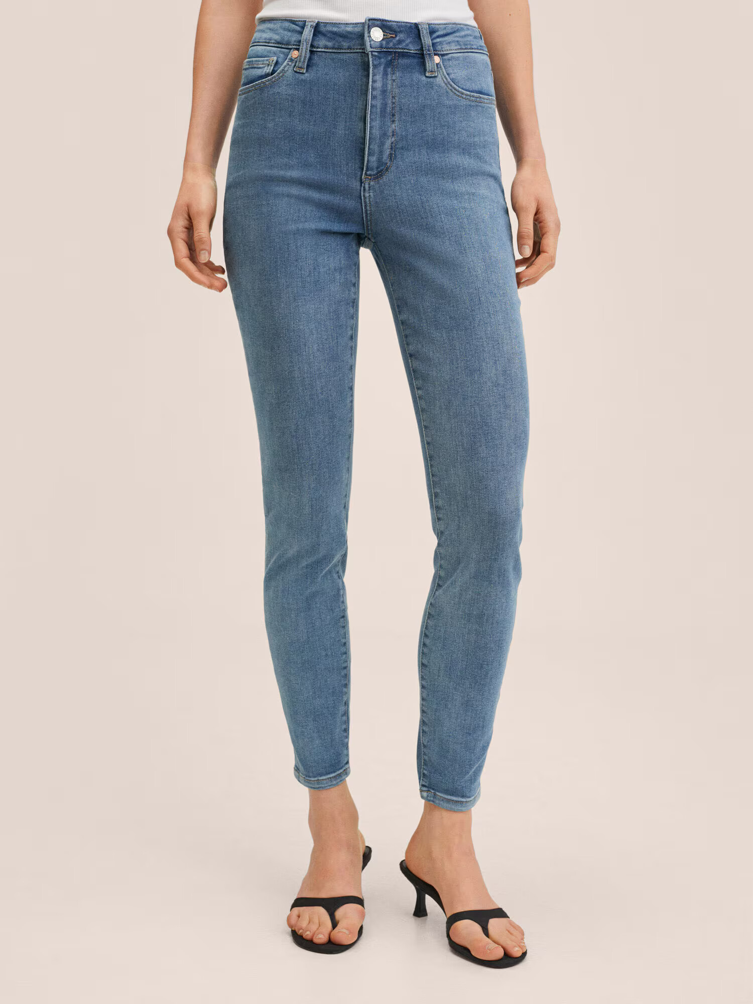 MANGO Jeans 'Anne' albastru denim - Pled.ro