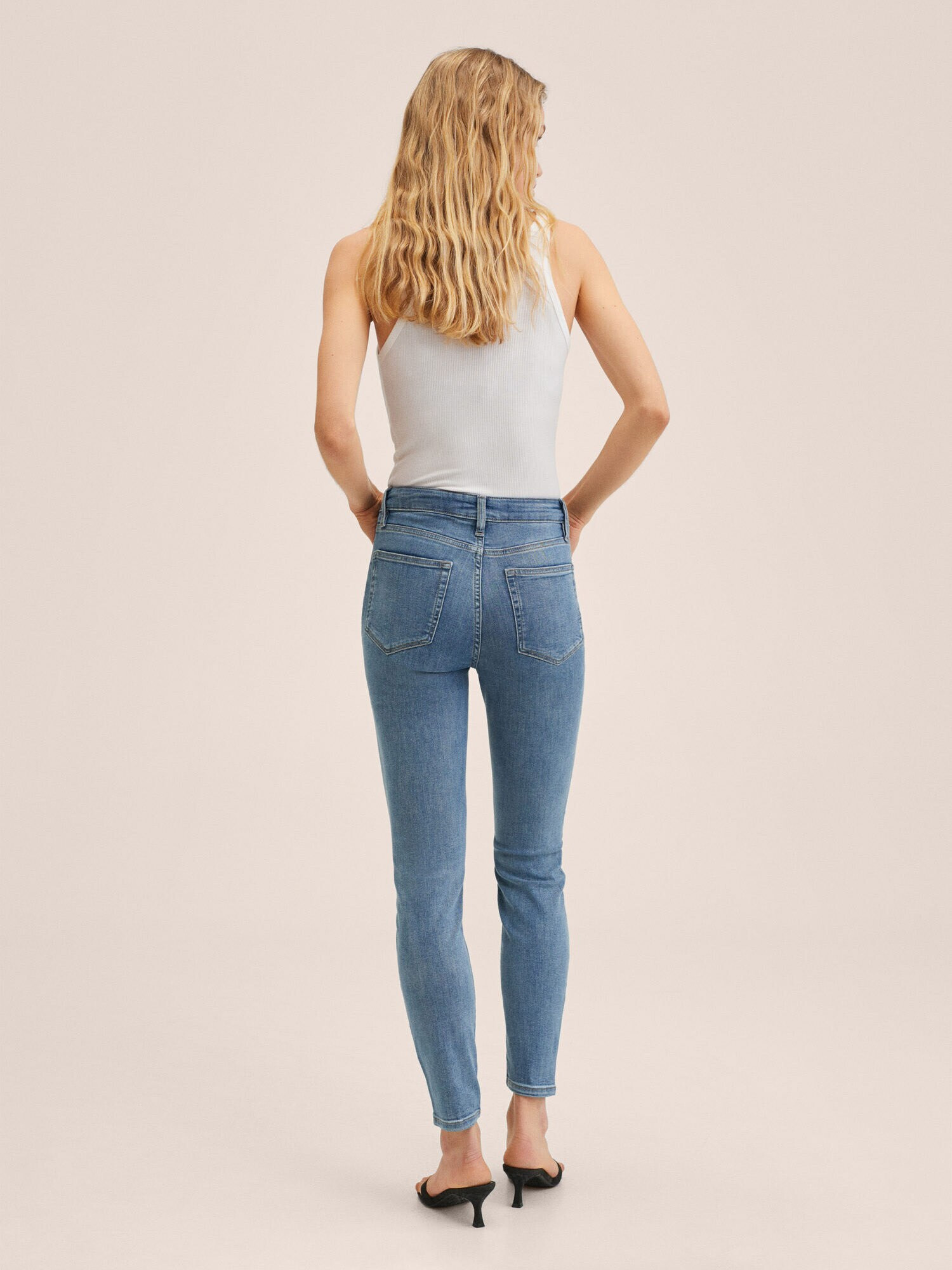 MANGO Jeans 'Anne' albastru denim - Pled.ro