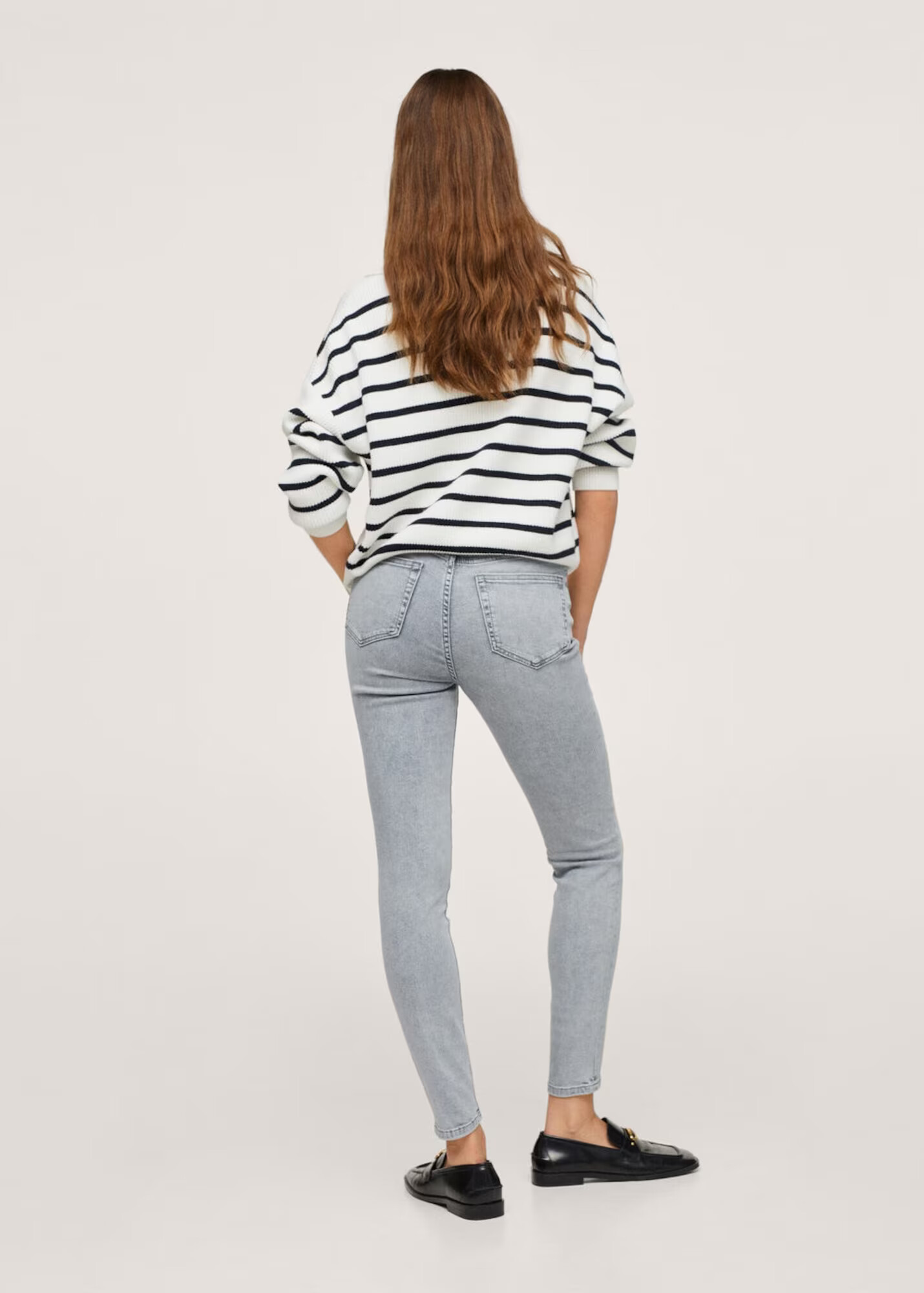 MANGO Jeans 'Anne' gri deschis - Pled.ro