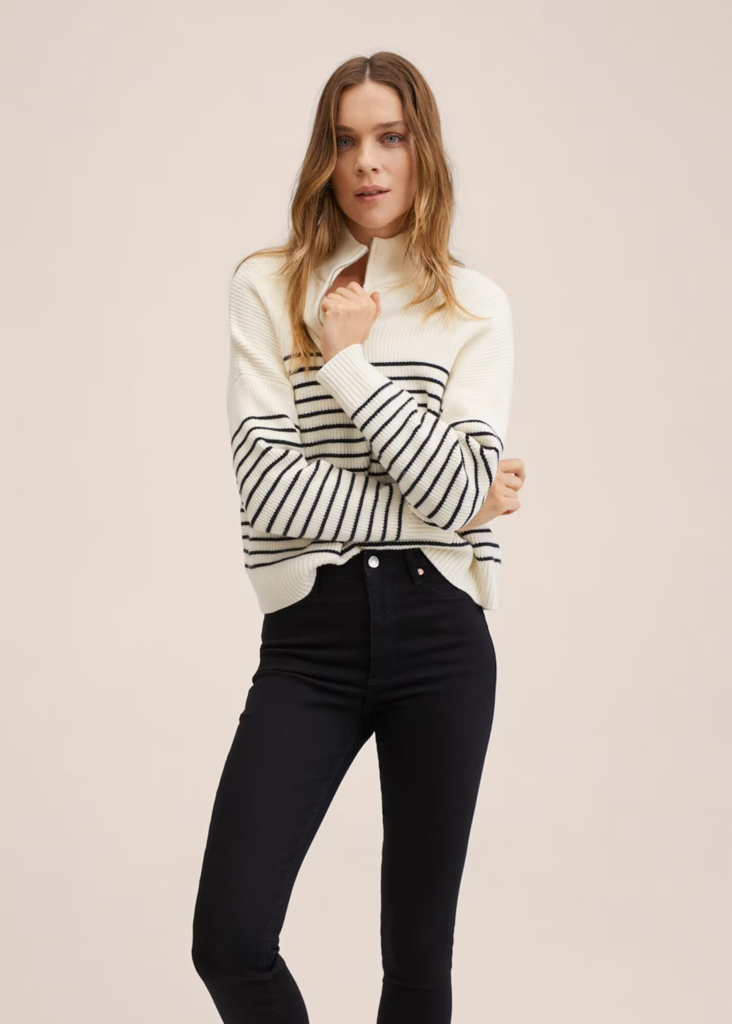 MANGO Jeans 'Anne' negru - Pled.ro