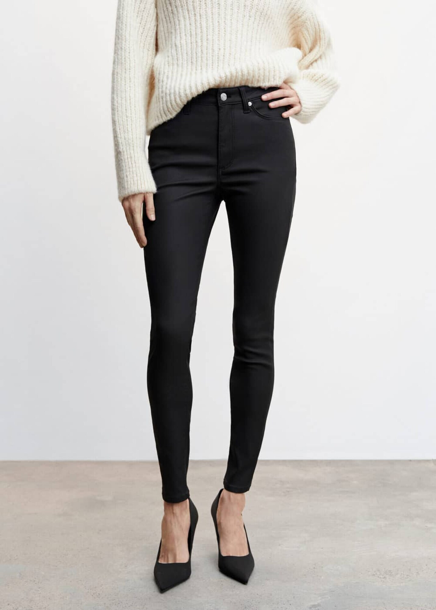 MANGO Jeans 'anne' negru - Pled.ro