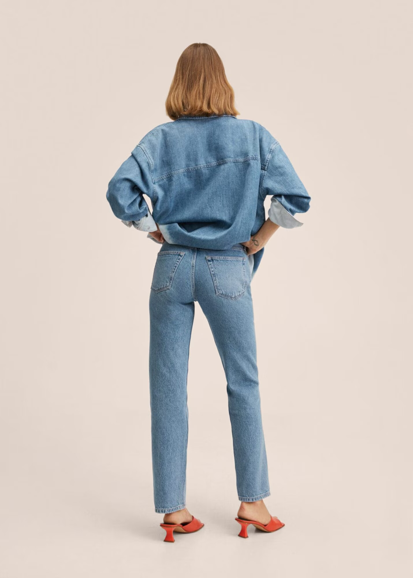 MANGO Jeans 'Bella' albastru denim - Pled.ro