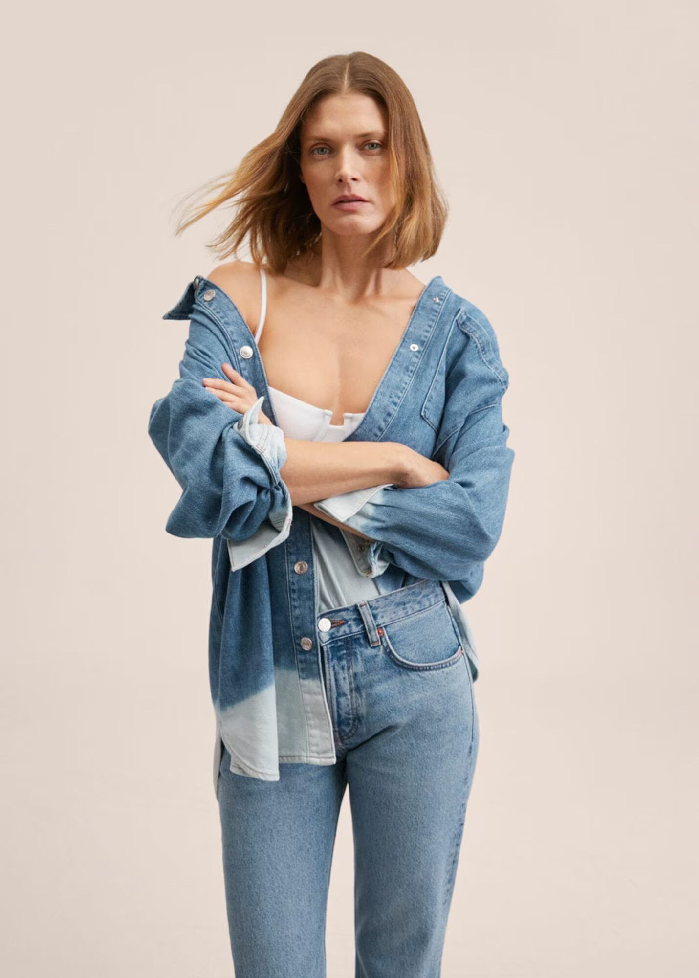 MANGO Jeans 'Bella' albastru denim - Pled.ro