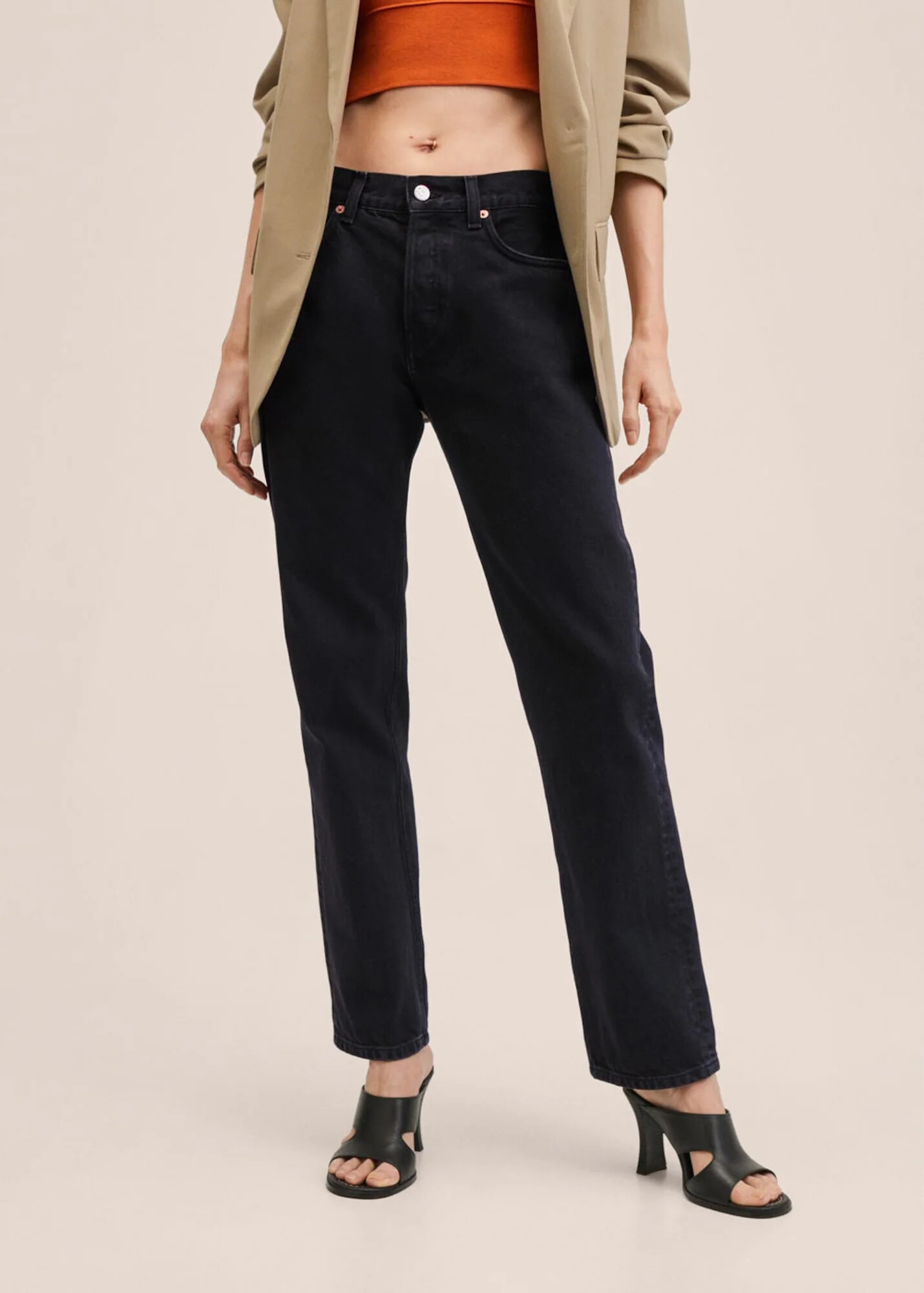 MANGO Jeans 'Bella' negru - Pled.ro