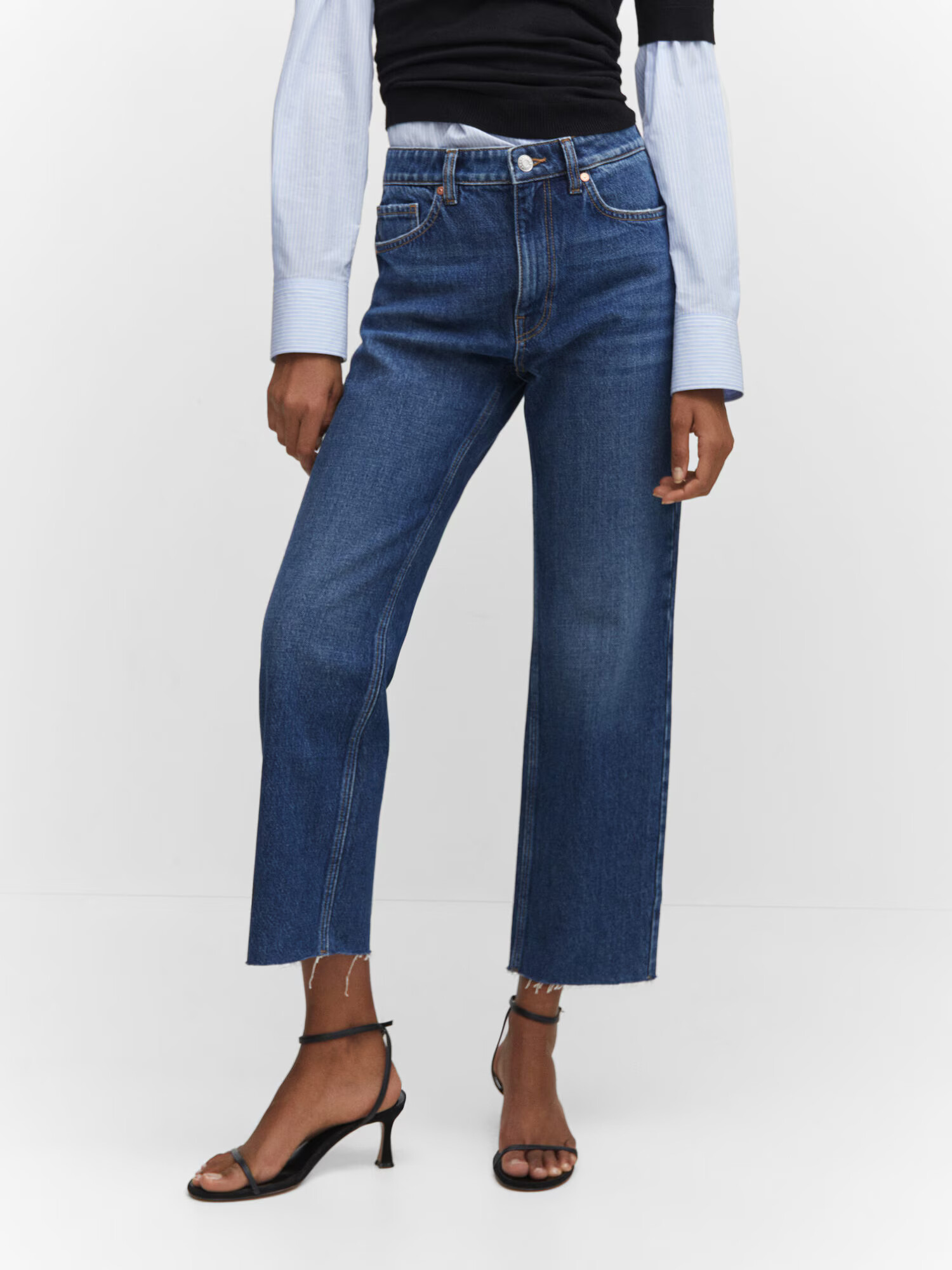 MANGO Jeans 'BLANCA' albastru închis - Pled.ro