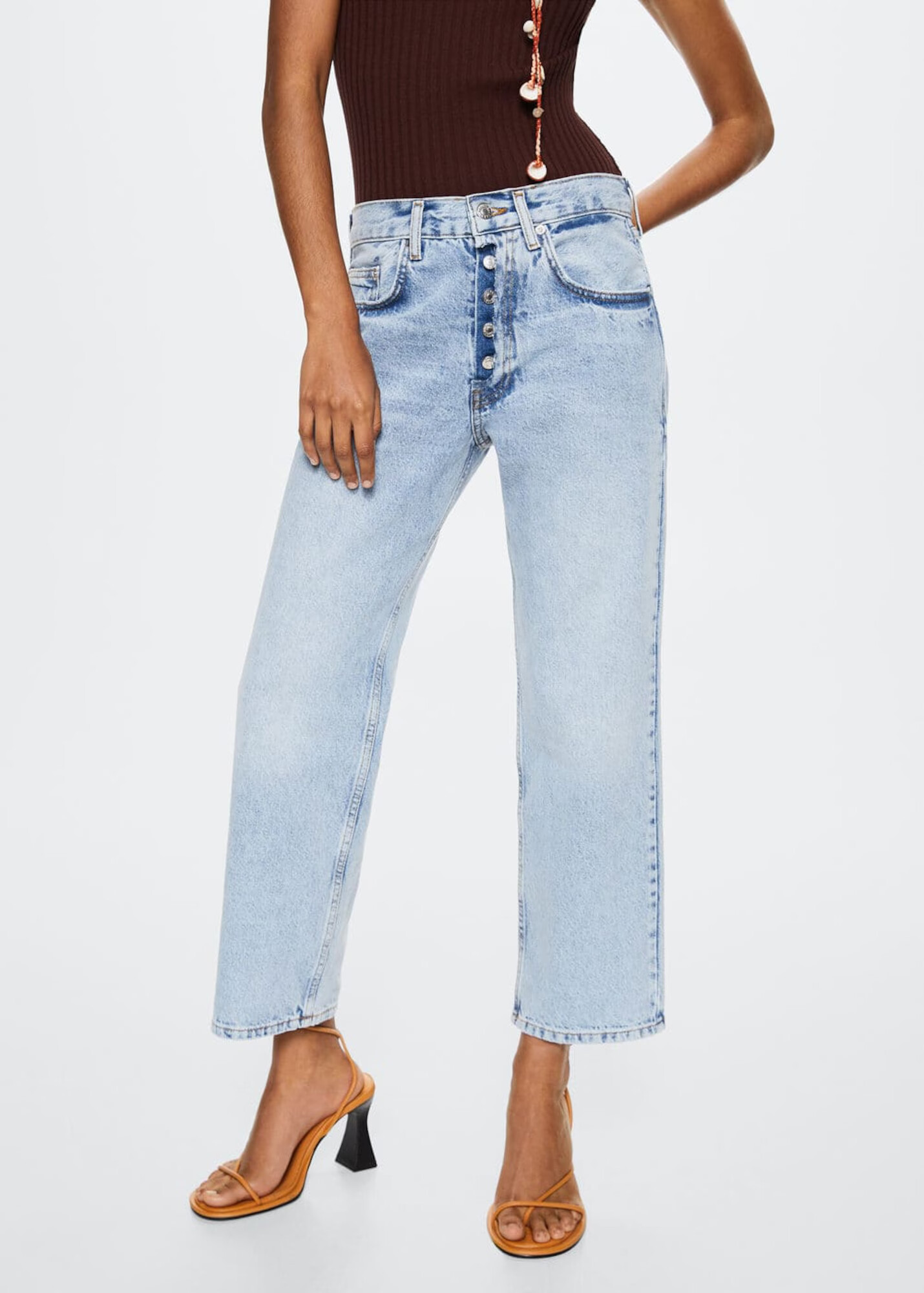 MANGO Jeans 'Carlota' albastru denim - Pled.ro