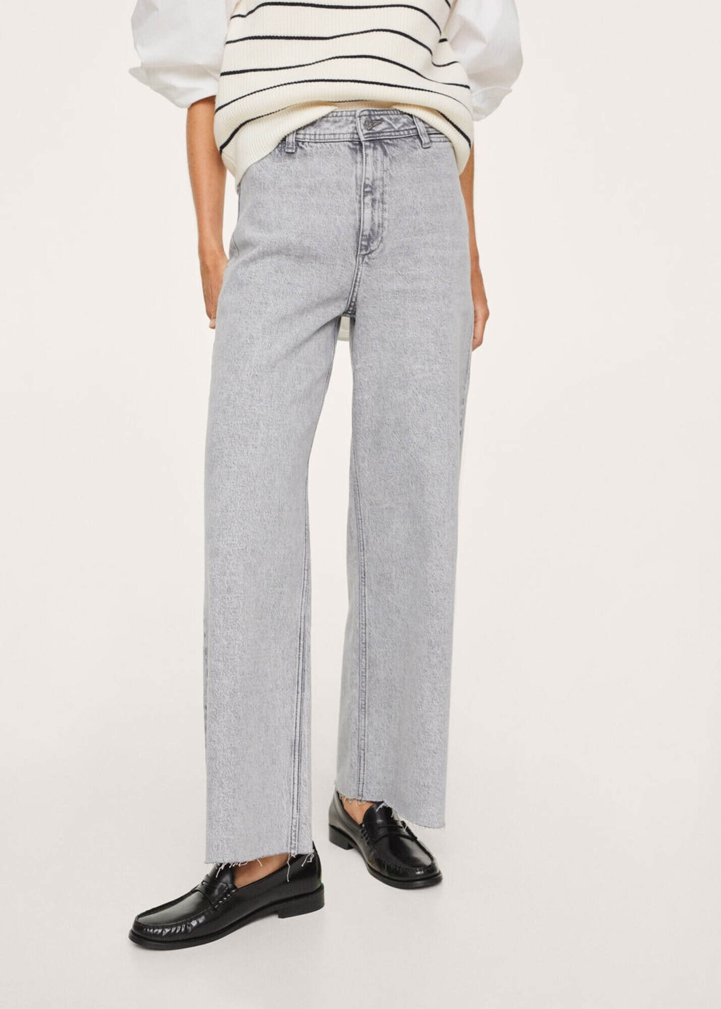 MANGO Jeans 'Catherin' gri deschis - Pled.ro