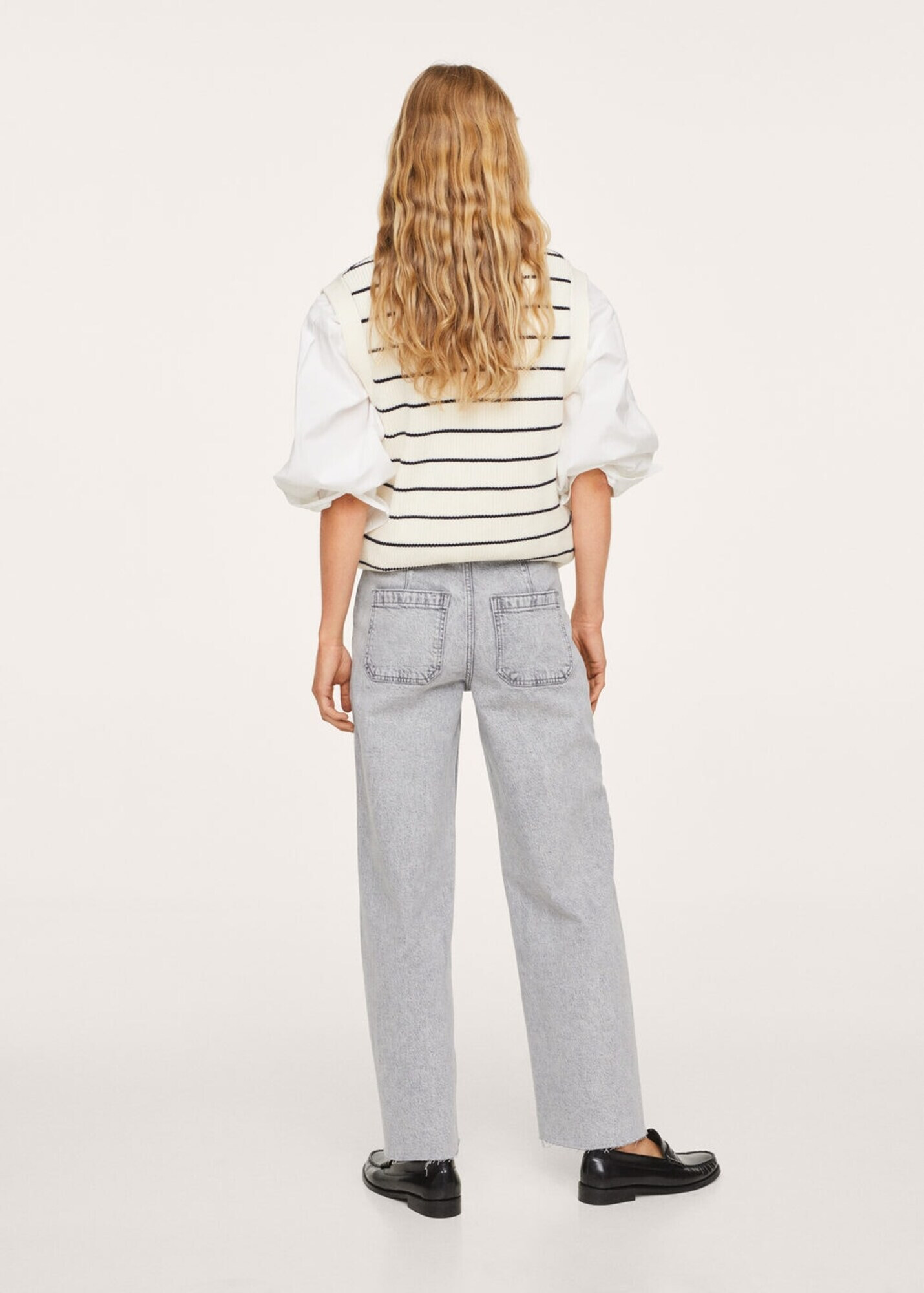 MANGO Jeans 'Catherin' gri deschis - Pled.ro