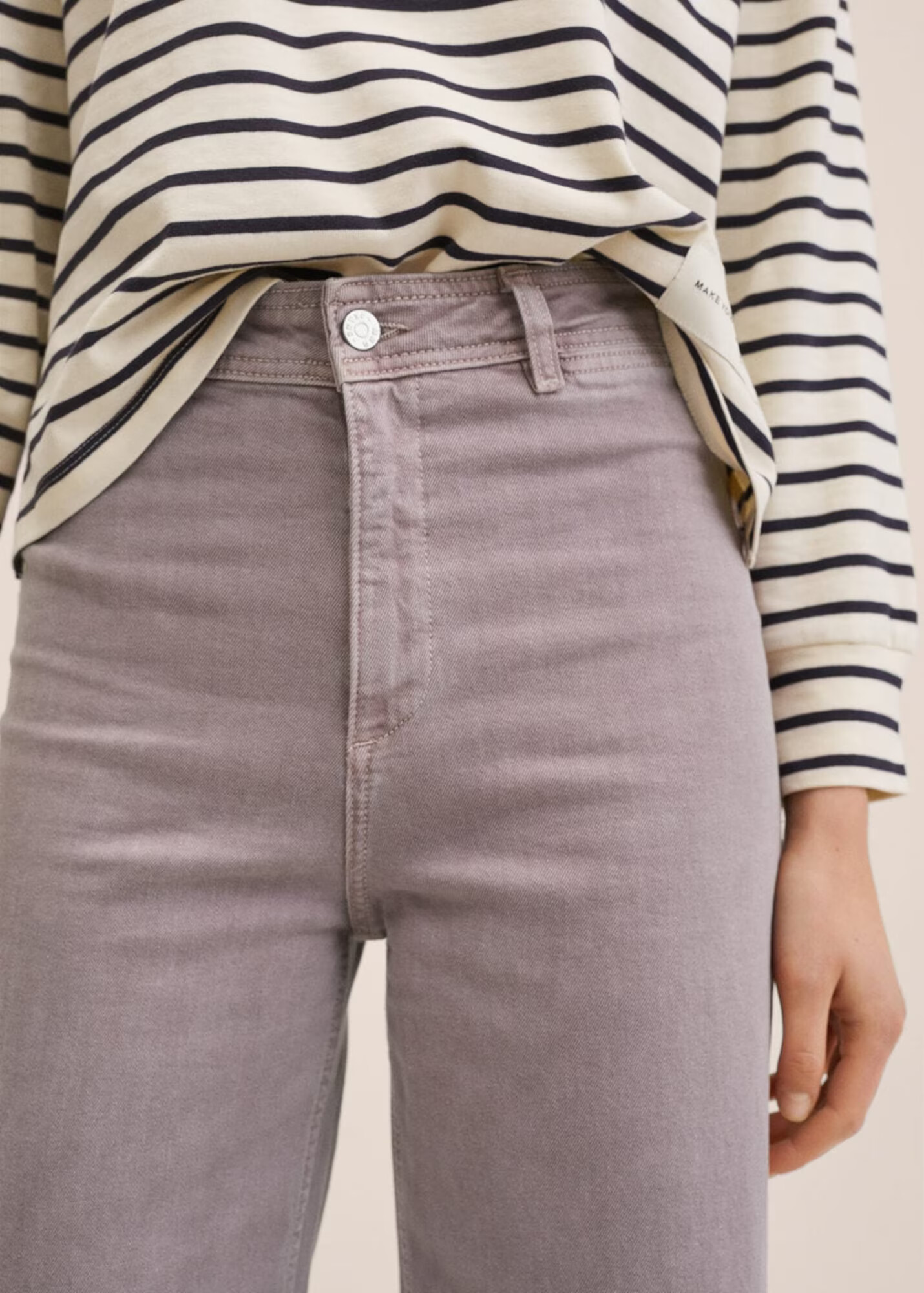 MANGO Jeans 'Catherin' gri taupe - Pled.ro