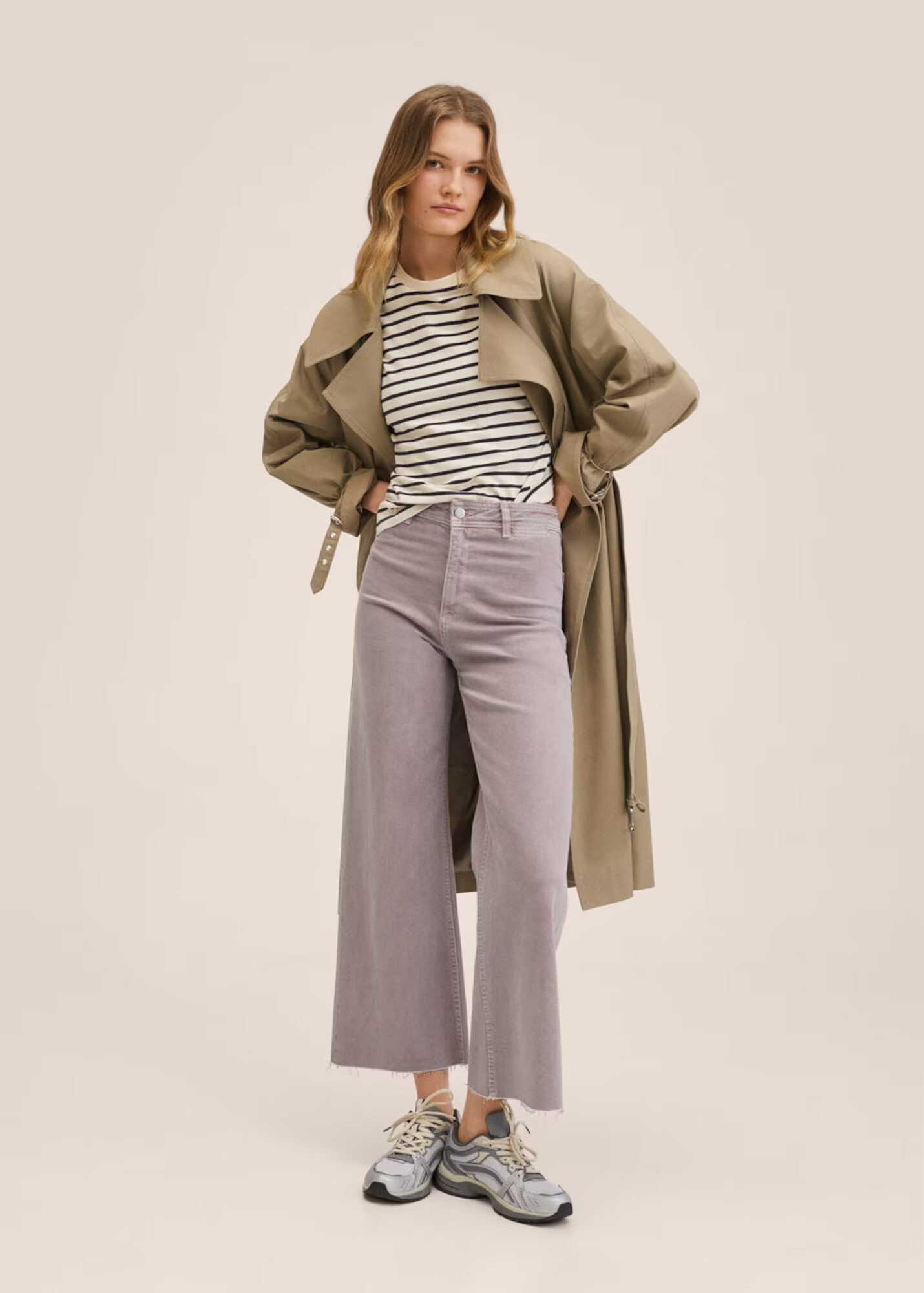 MANGO Jeans 'Catherin' gri taupe - Pled.ro