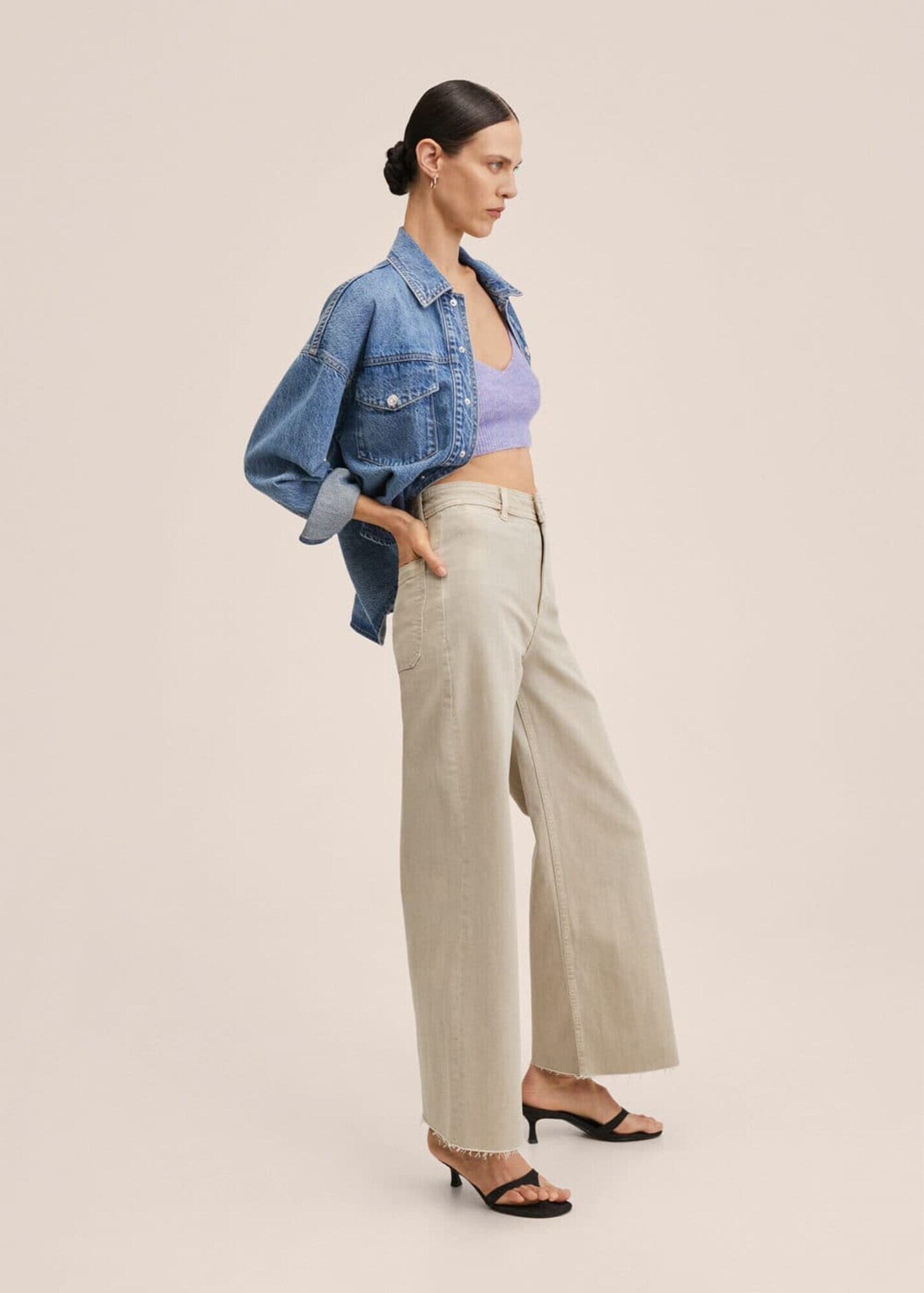 MANGO Jeans 'Catherin' nisipiu - Pled.ro