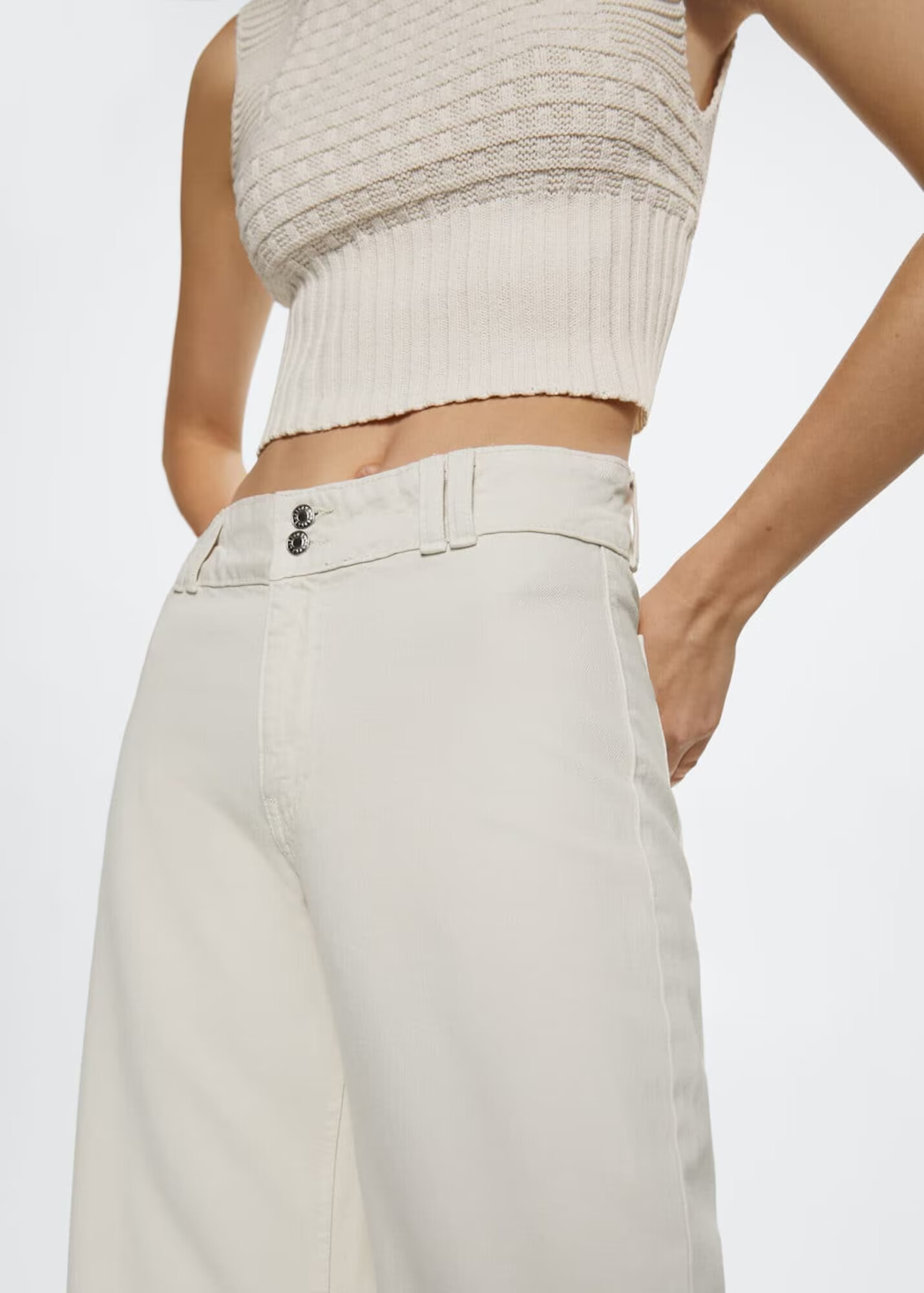 MANGO Jeans culoarea pielii - Pled.ro