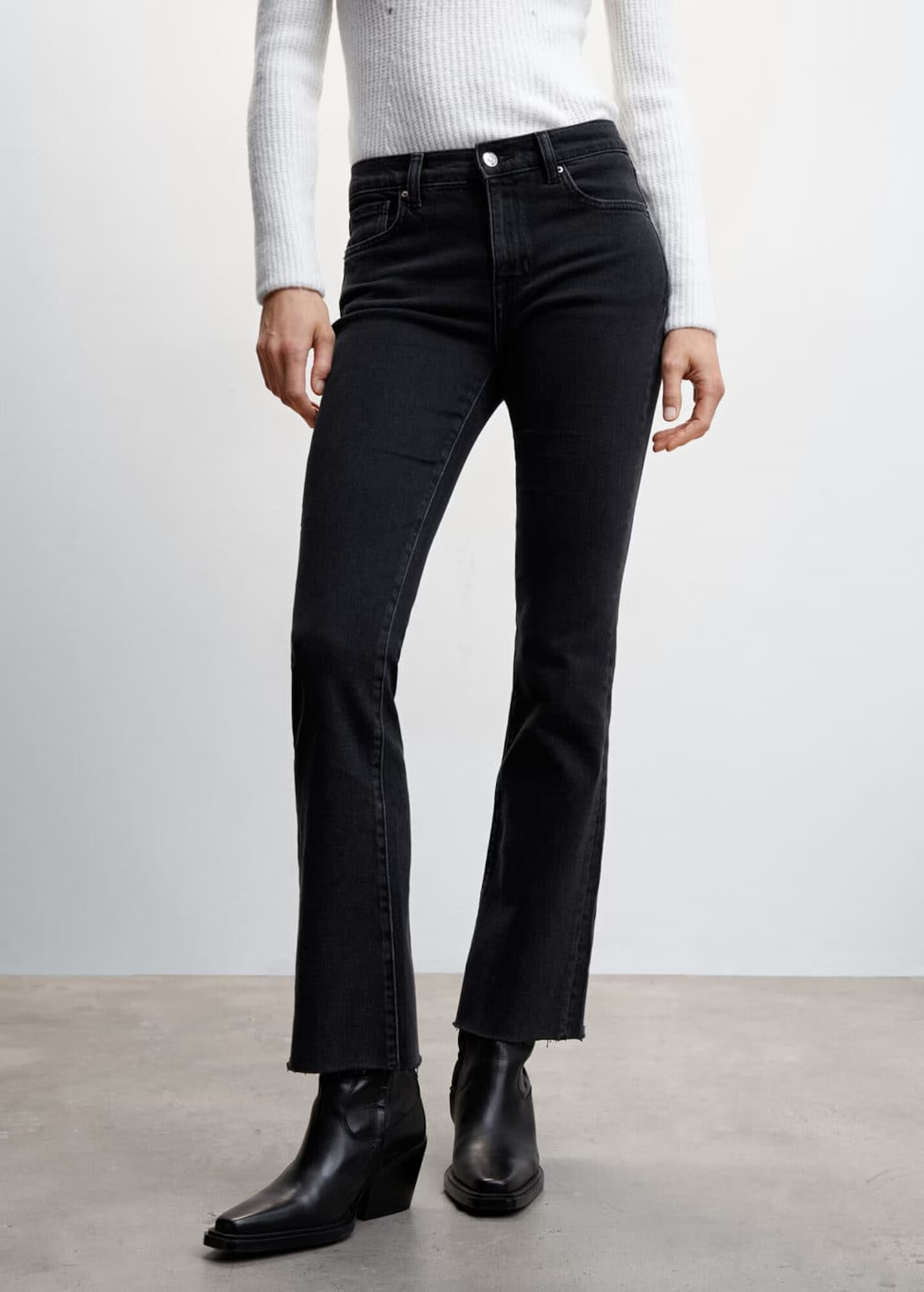 MANGO Jeans 'dafne' negru - Pled.ro